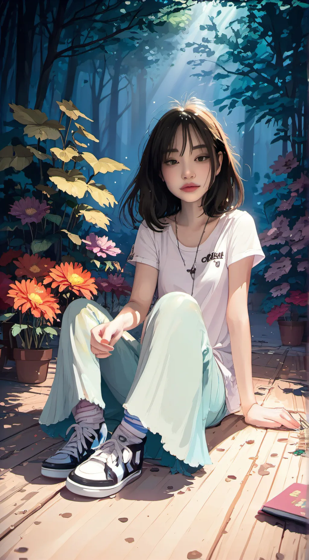 ai character: Allie background