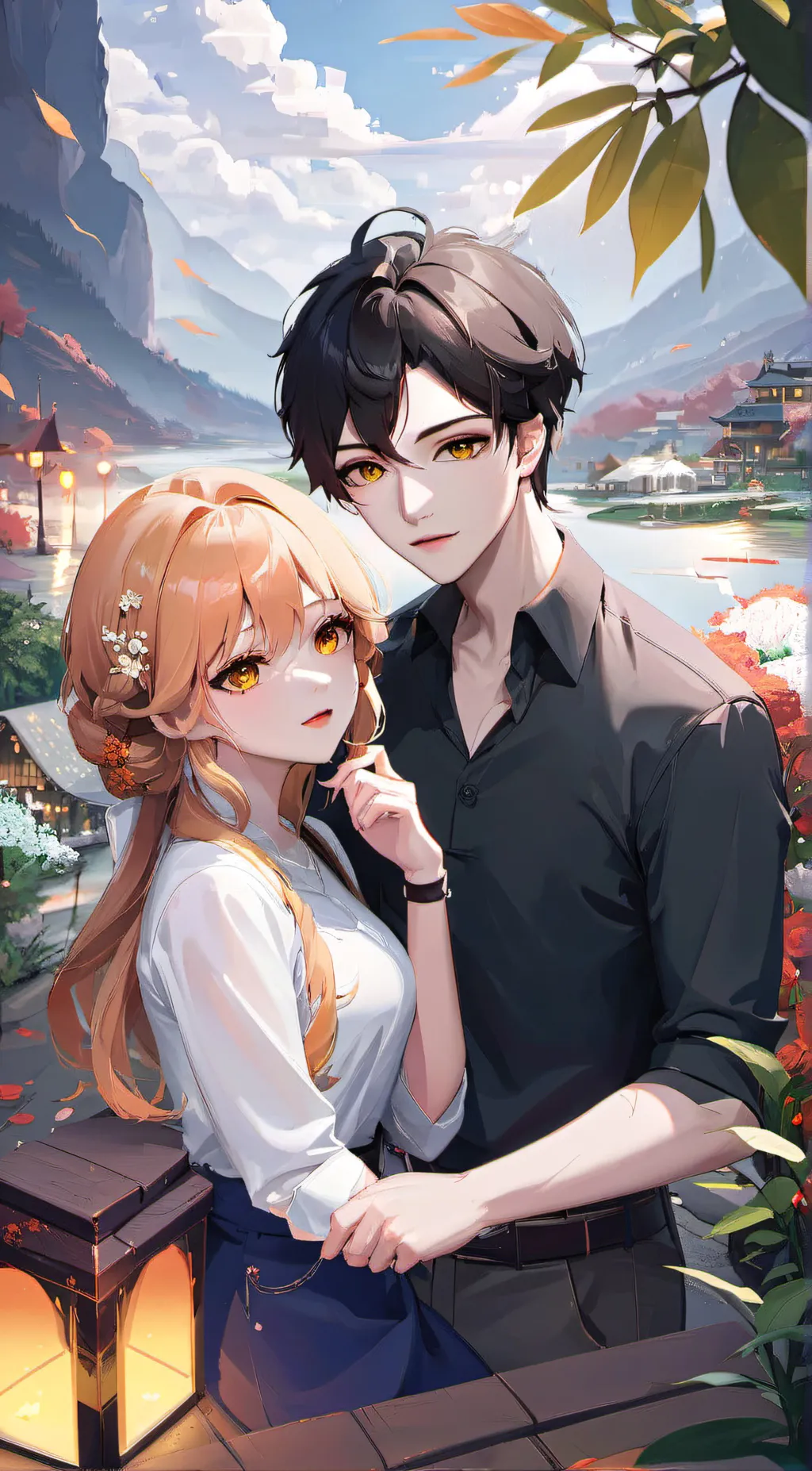 ai character: Lillan And Jason background