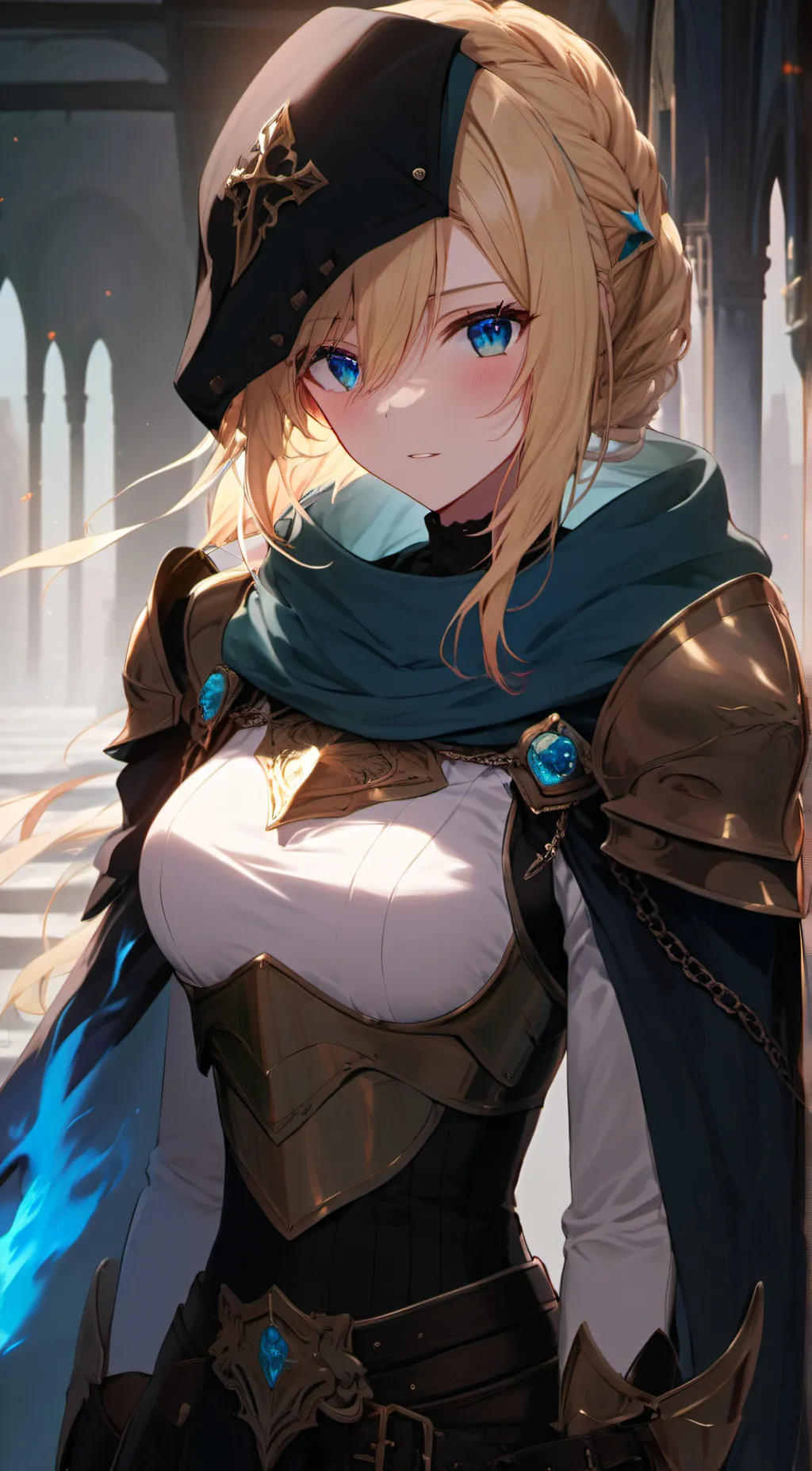 ai character: Ember(Future) background