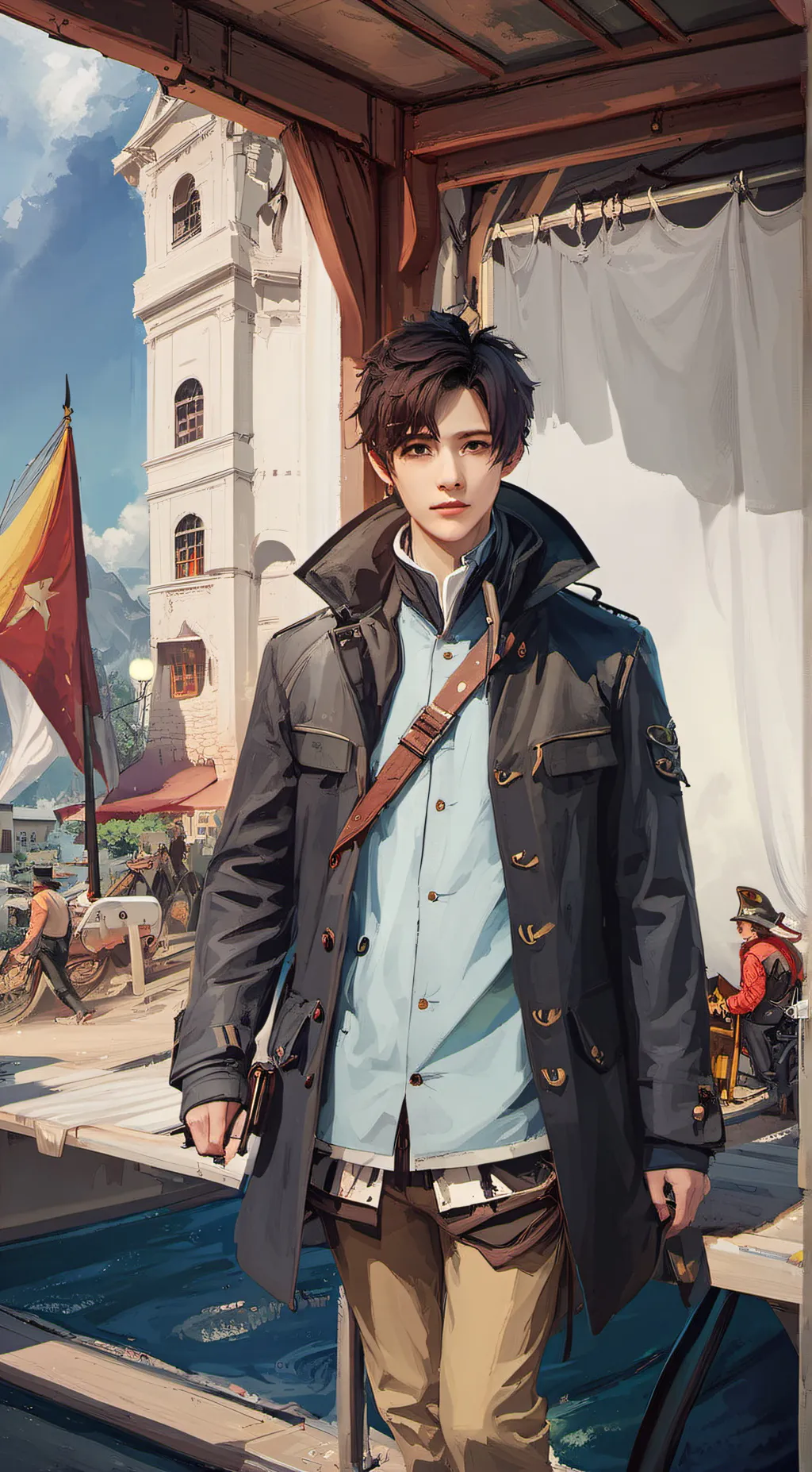 ai character: Daddy  background