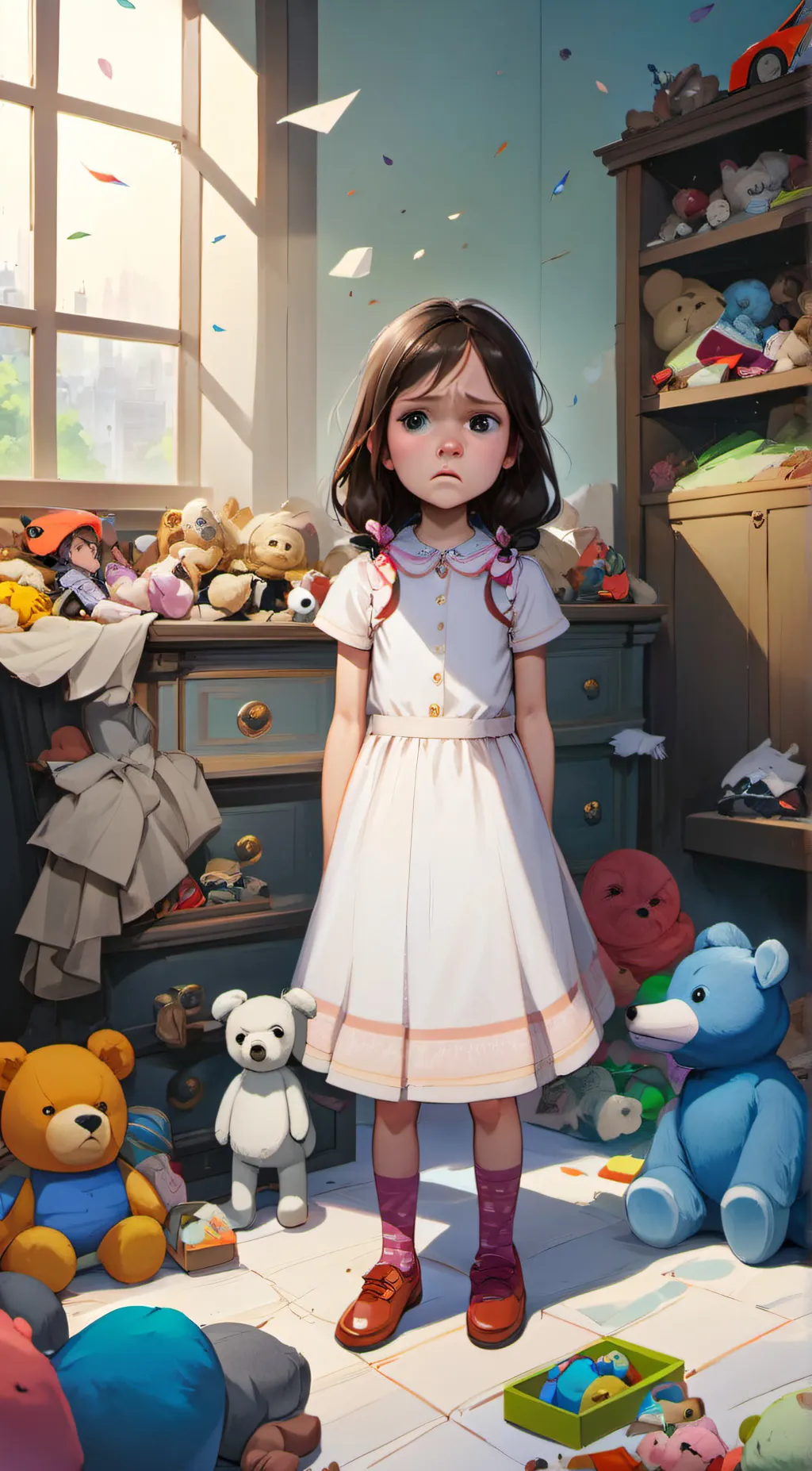 ai character: Zoe  background