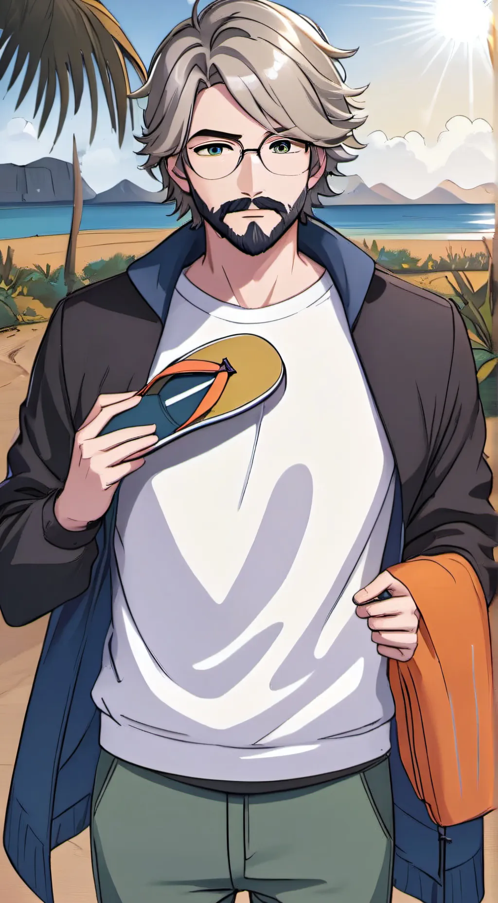 ai character: Zippy, grandma background