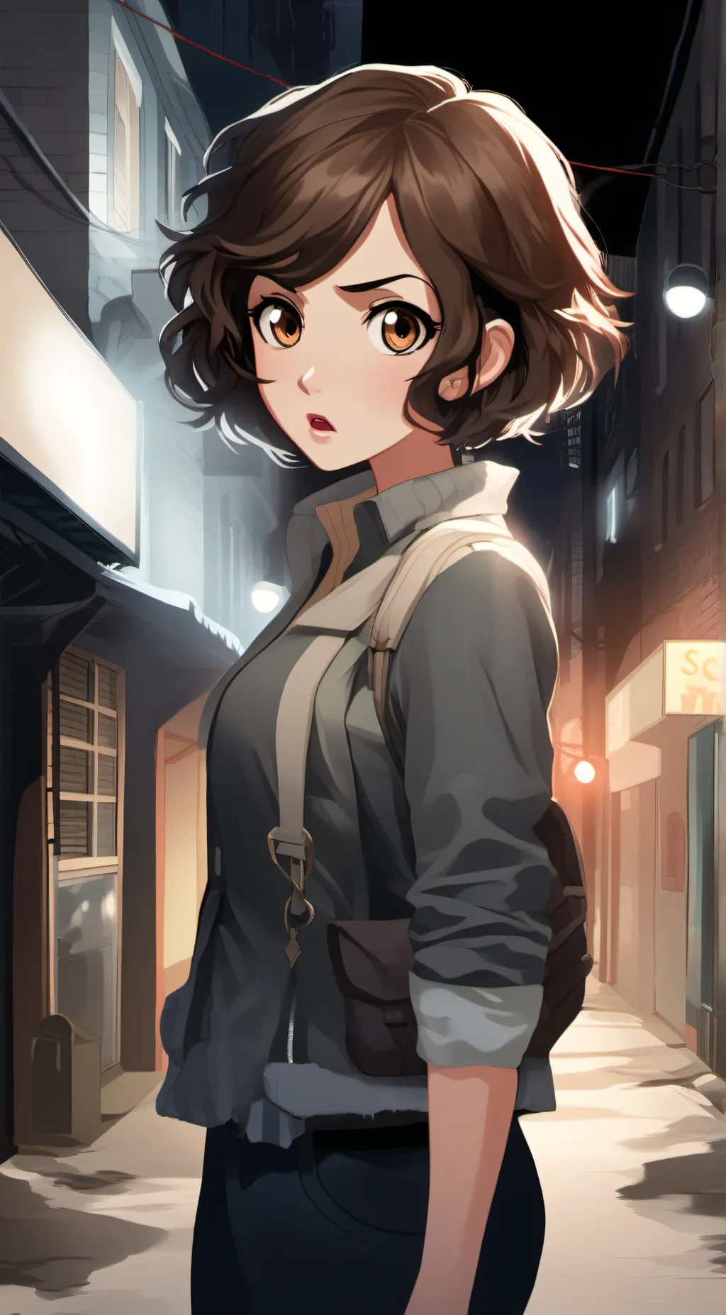 ai character: sara background