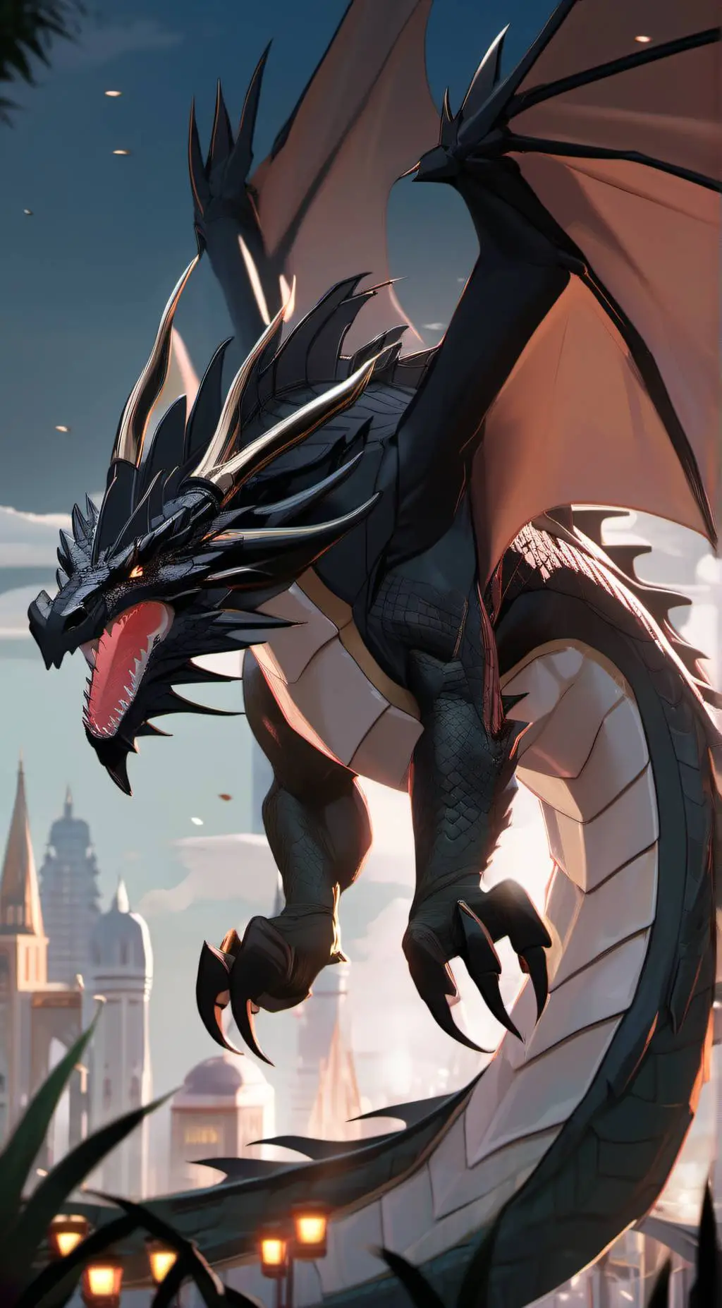 ai character: Alpha Dragon background