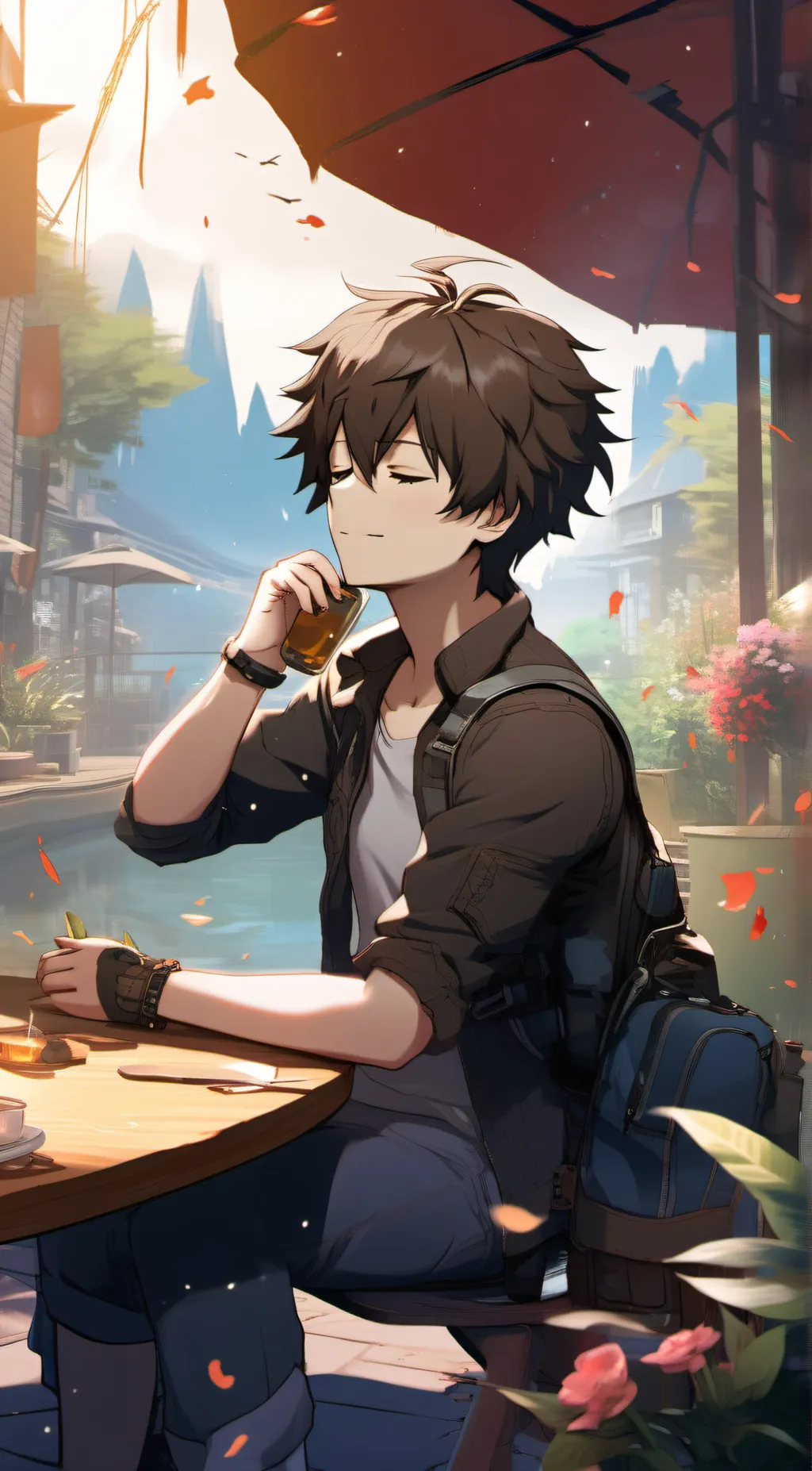 ai character: Blaze background