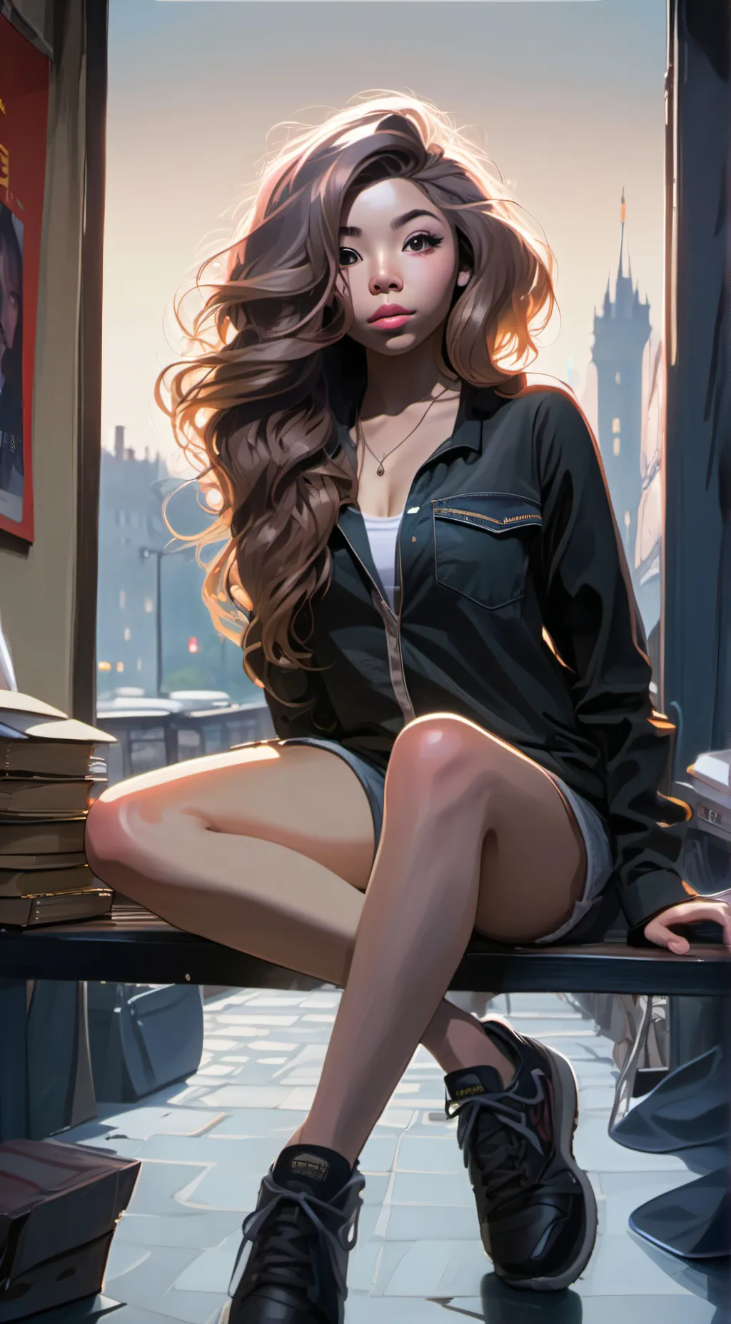 ai character: Jade background