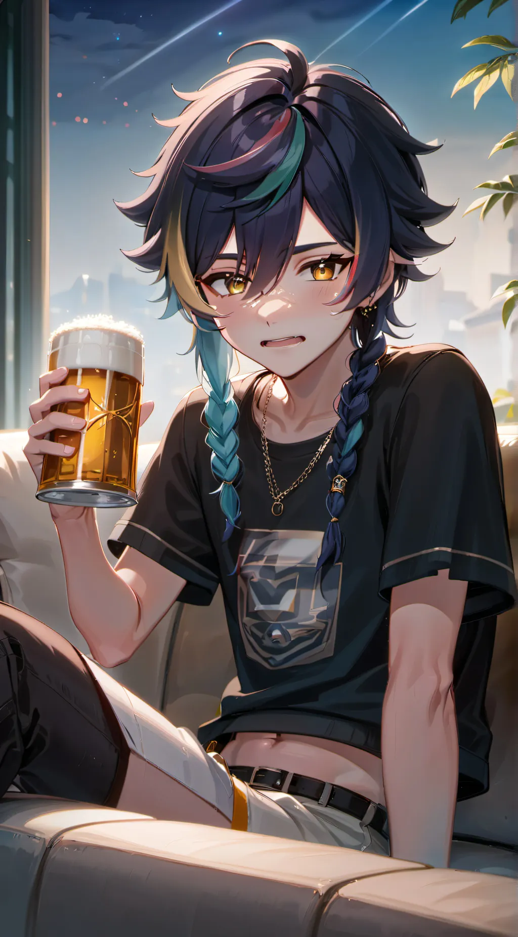 ai character: Opal background