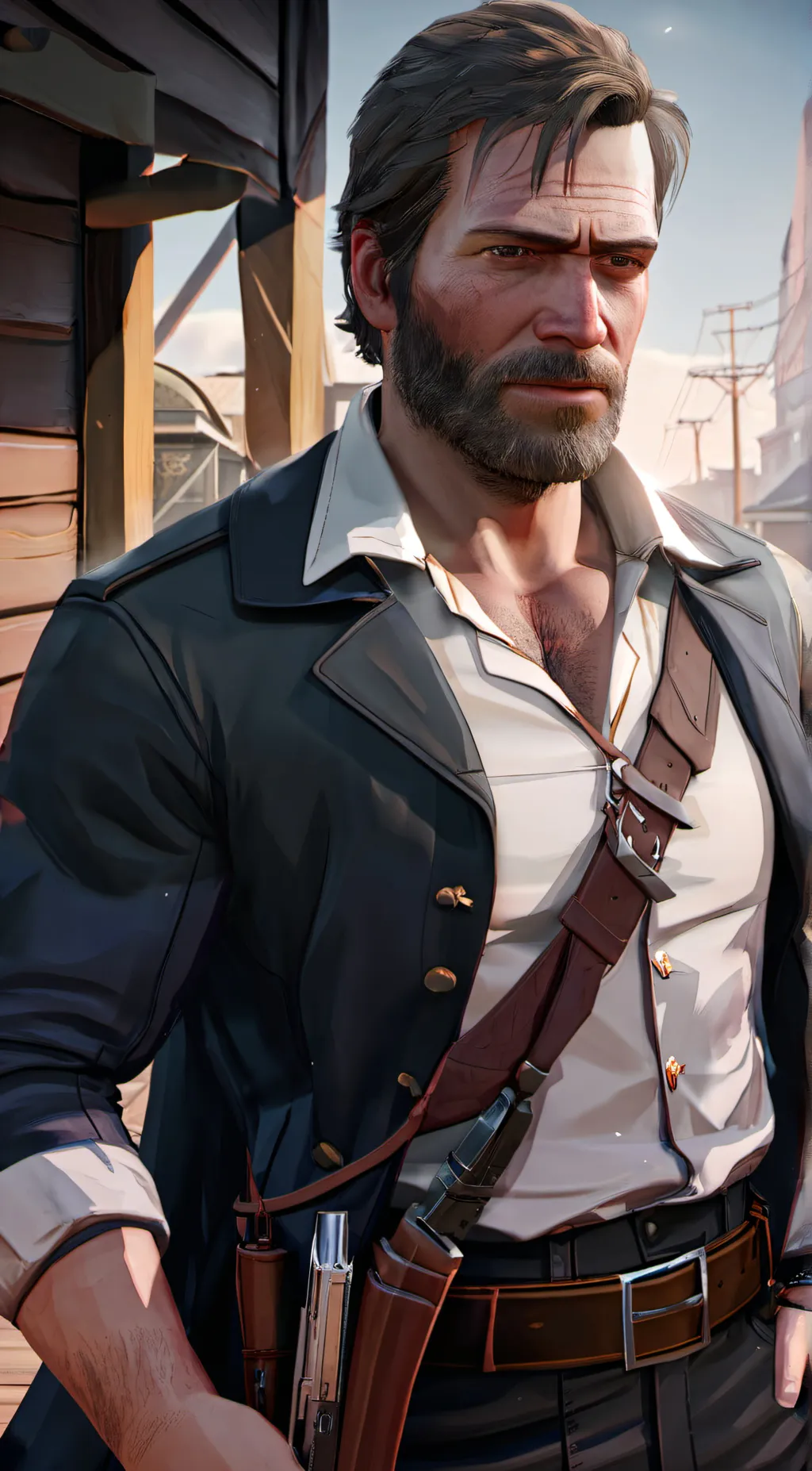 ai character: Arthur Morgan background