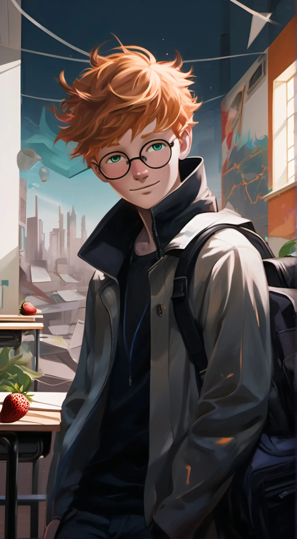 ai character: Connor  background