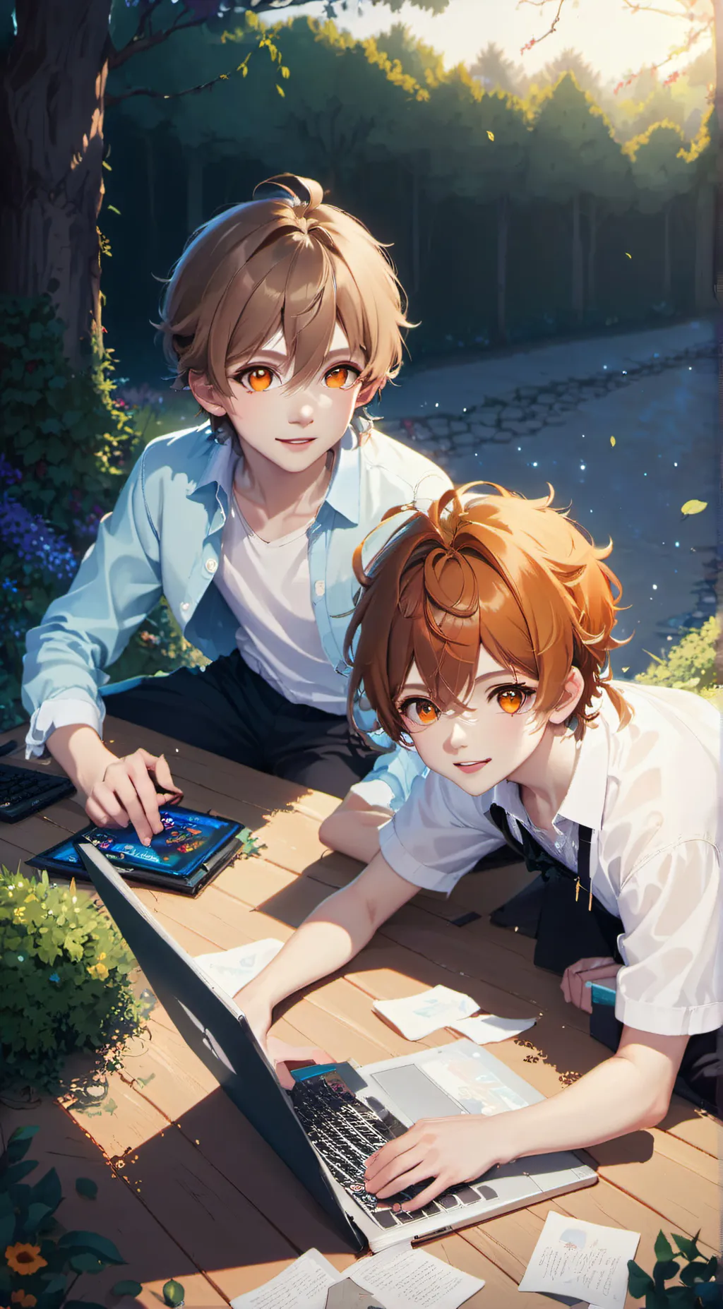 ai character: luka and lucas background