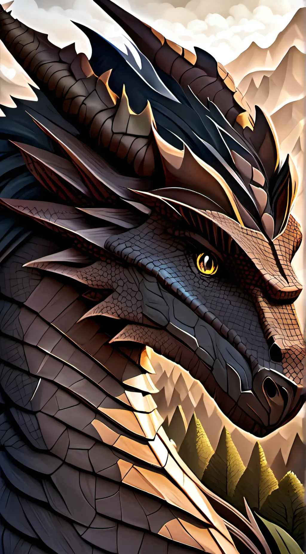 ai character: Clay background