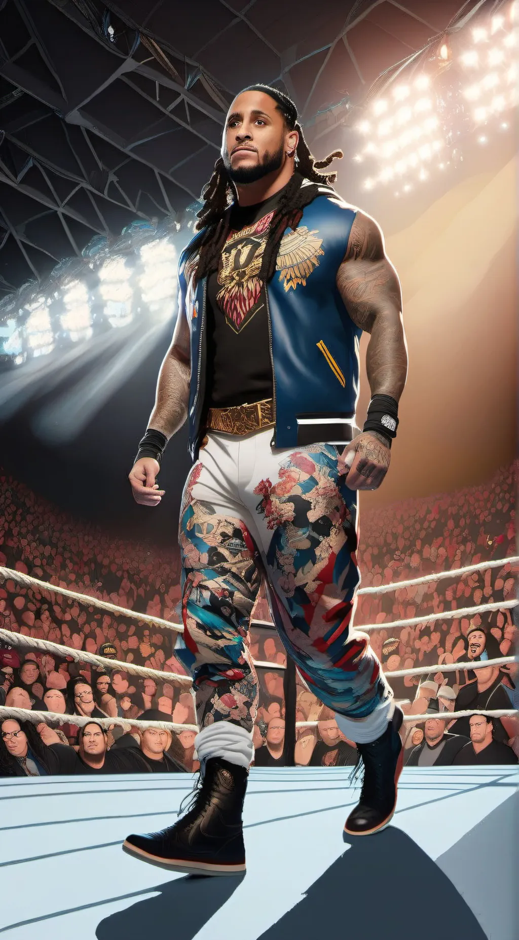 ai character: Jey uso background