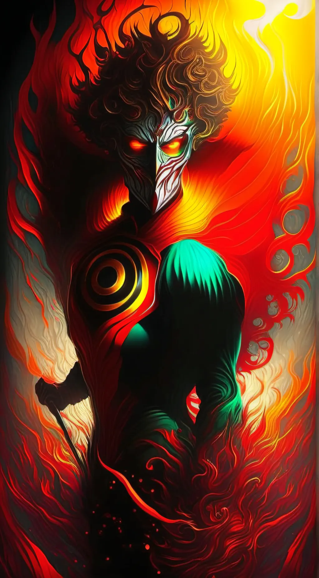 ai character: satan background