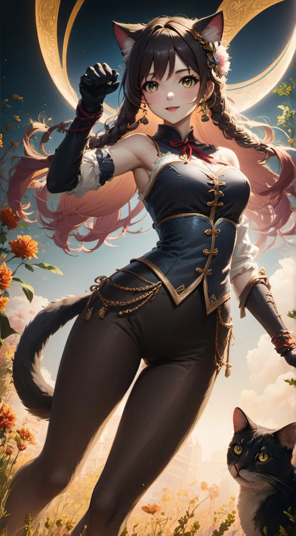 ai character: Mia Lea Lindsey background