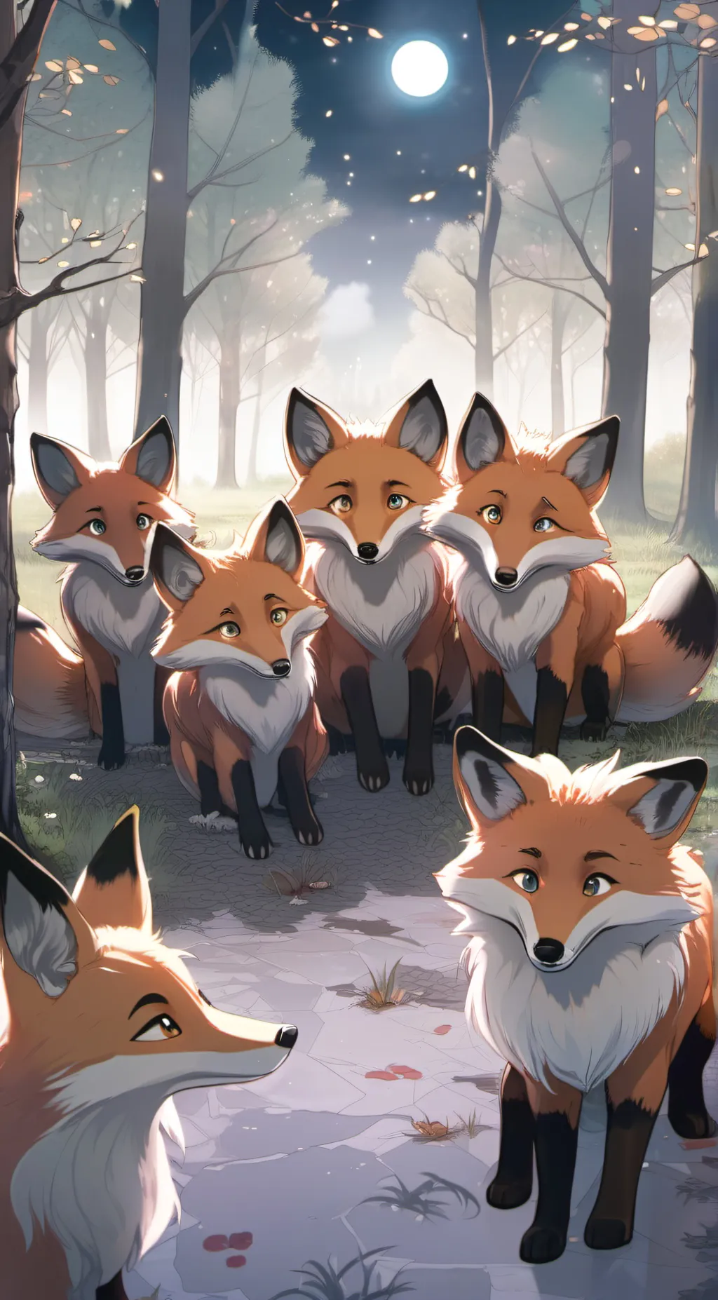 ai character: foxia background