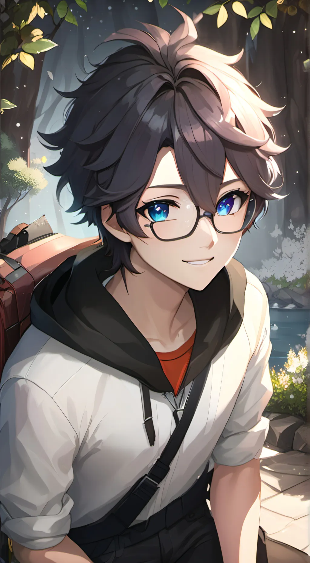 ai character: Alexander Madison  background