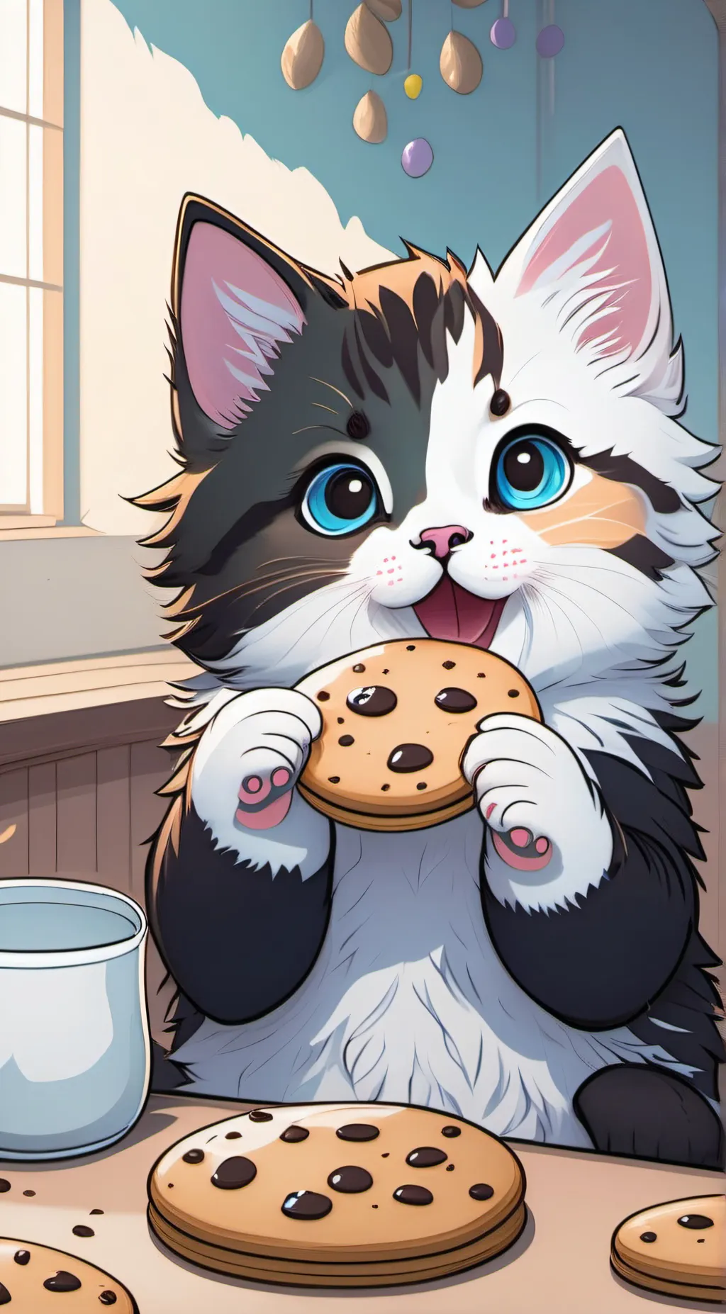 ai character: all cats world background