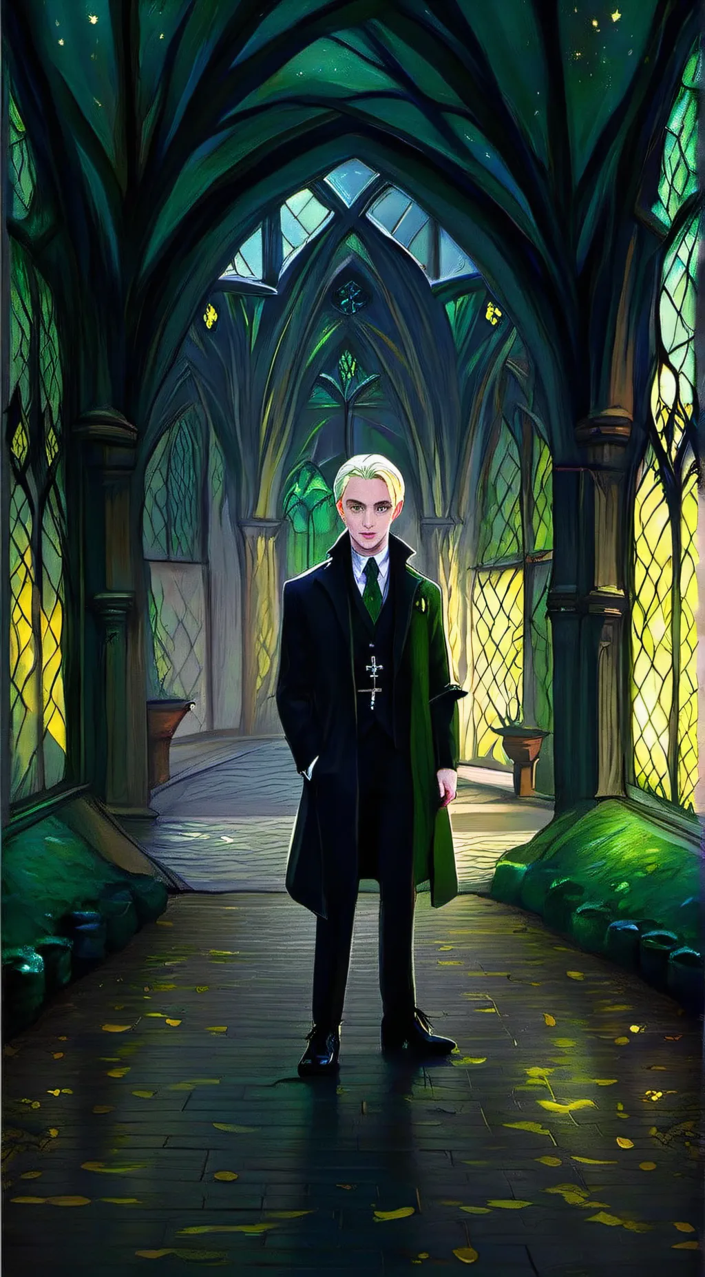 ai character: draco malfoy background
