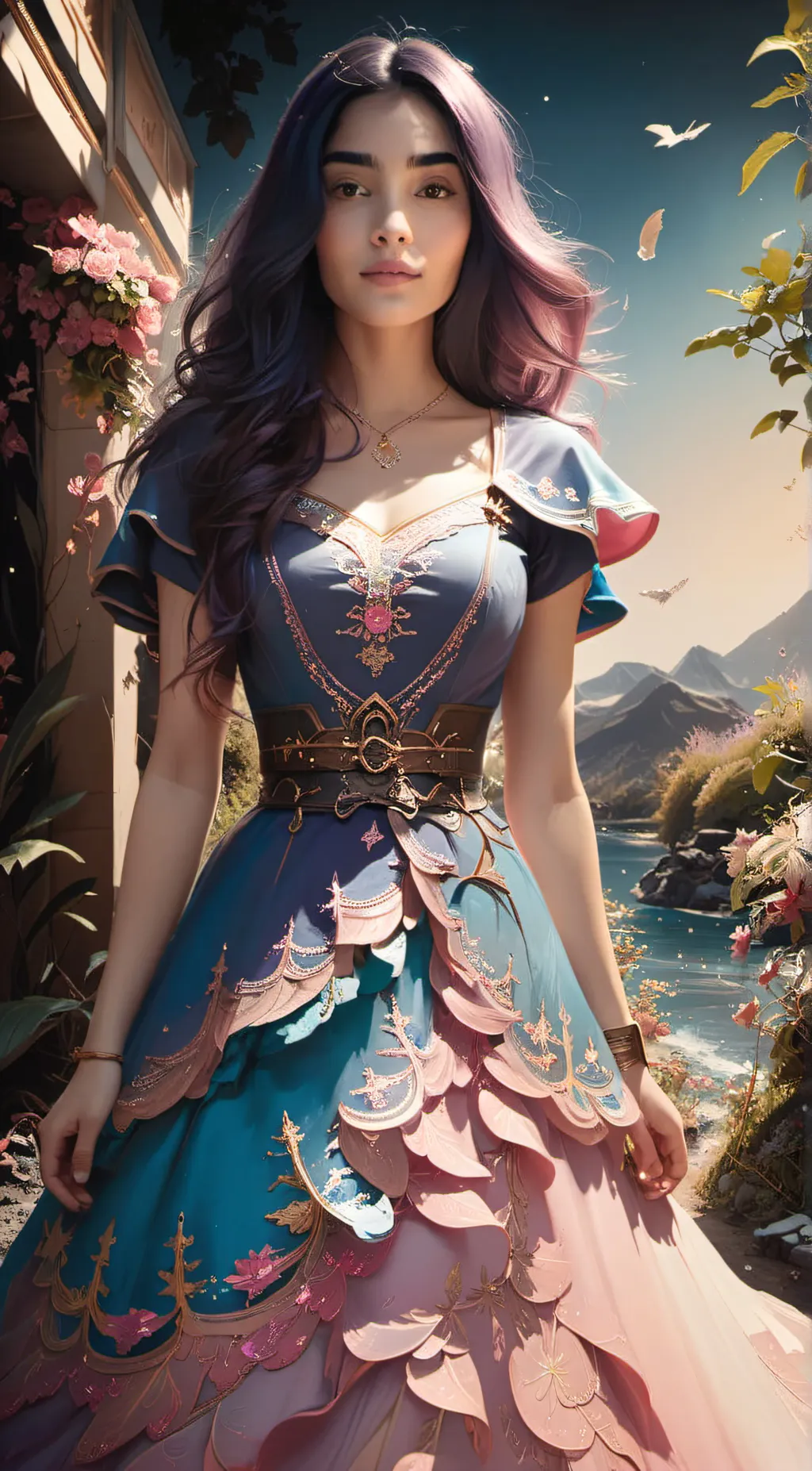 ai character: stella background