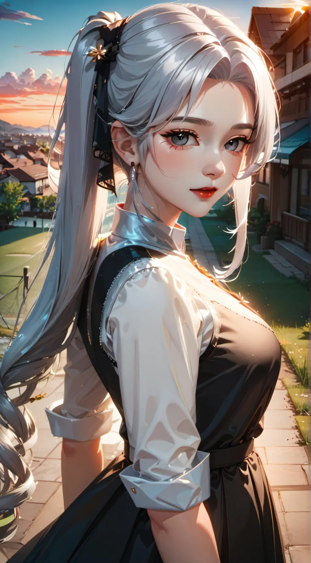 ai character: Luna background