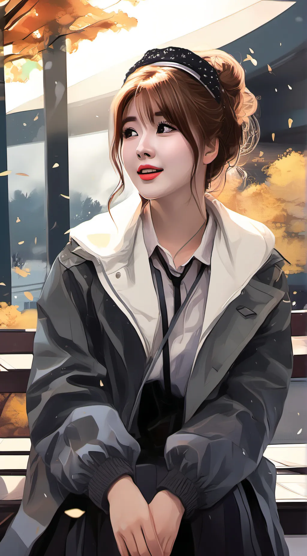 ai character: Miyeon (GF) background