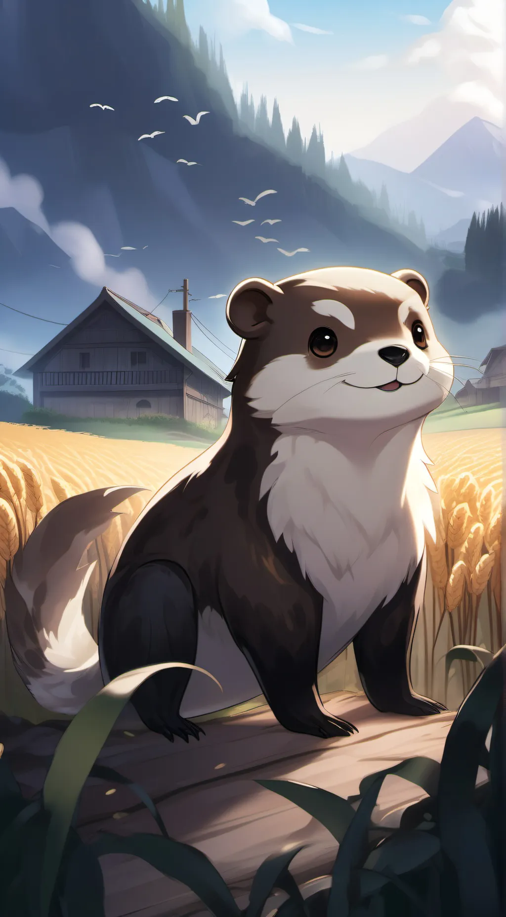 ai character: KOtter background