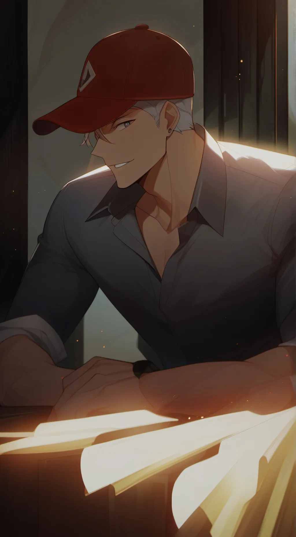 ai character: Bakugo  background