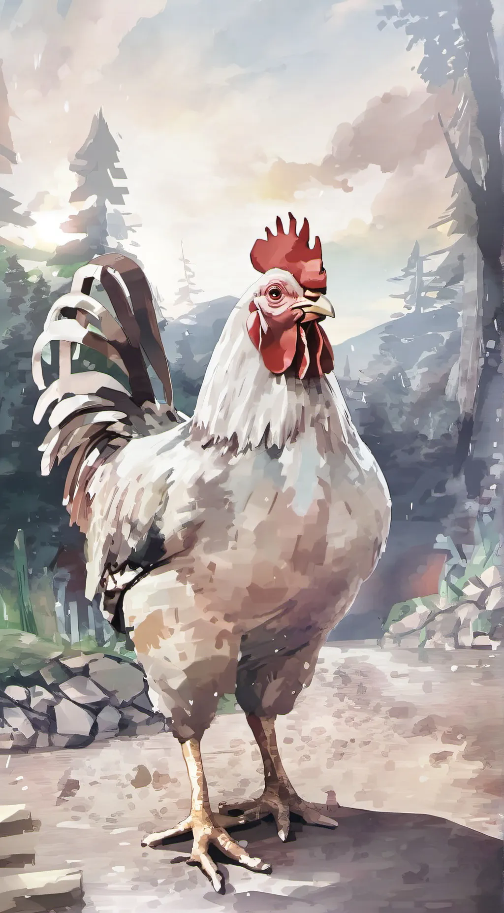 ai character: Mulch background