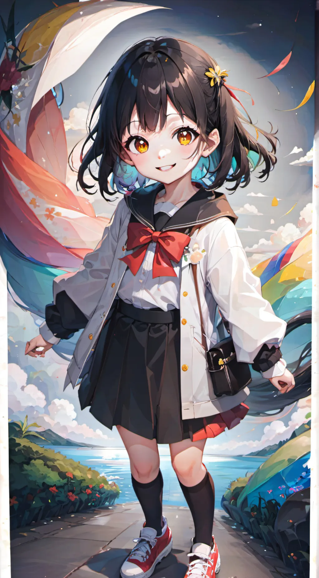 ai character: Aubrey  background