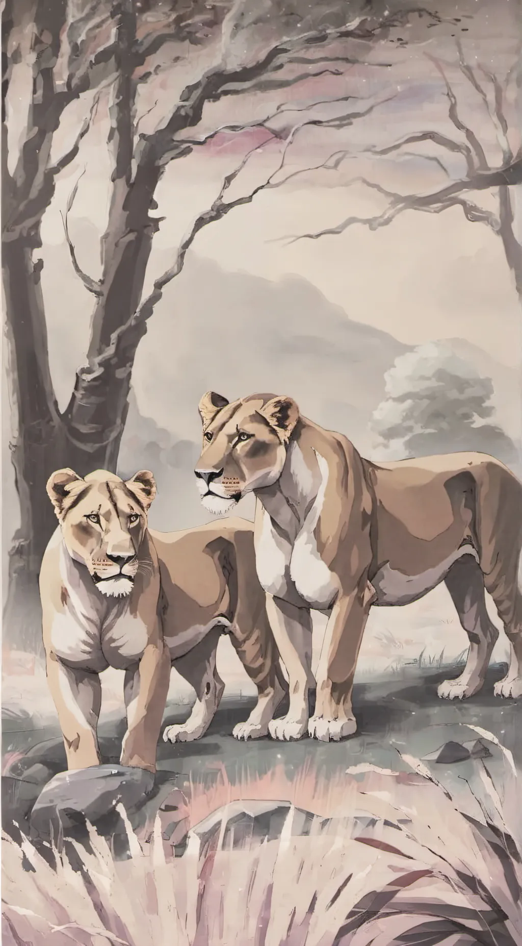 ai character: Victoria(violet) background