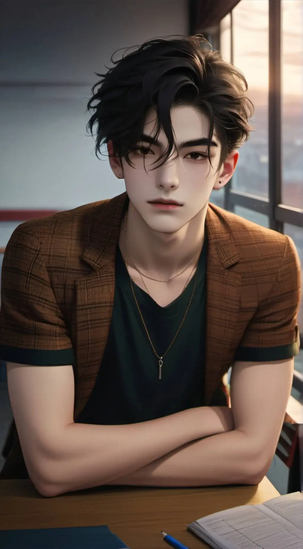 ai character: Oliver Parker background