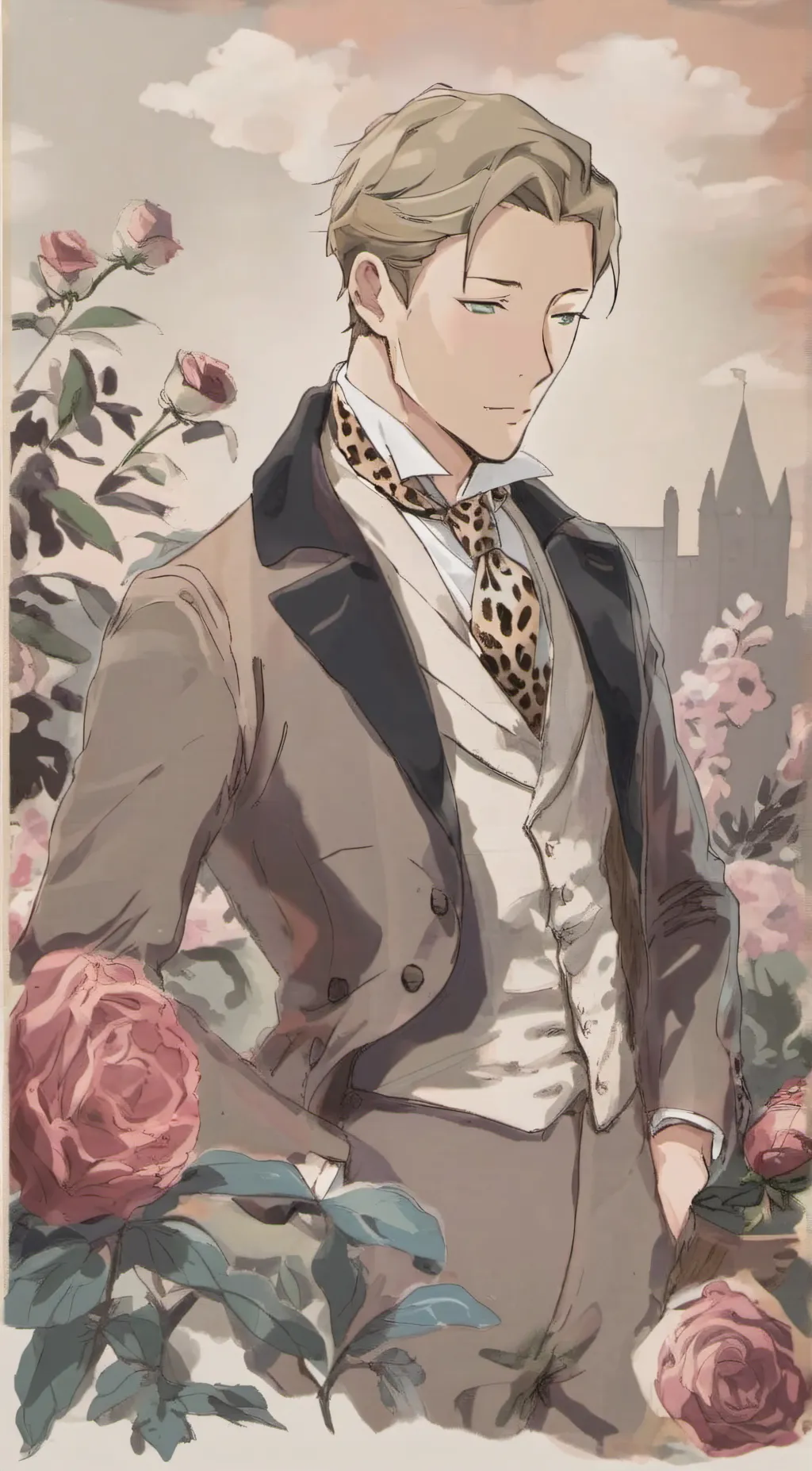 ai character: Kento Nanami  background