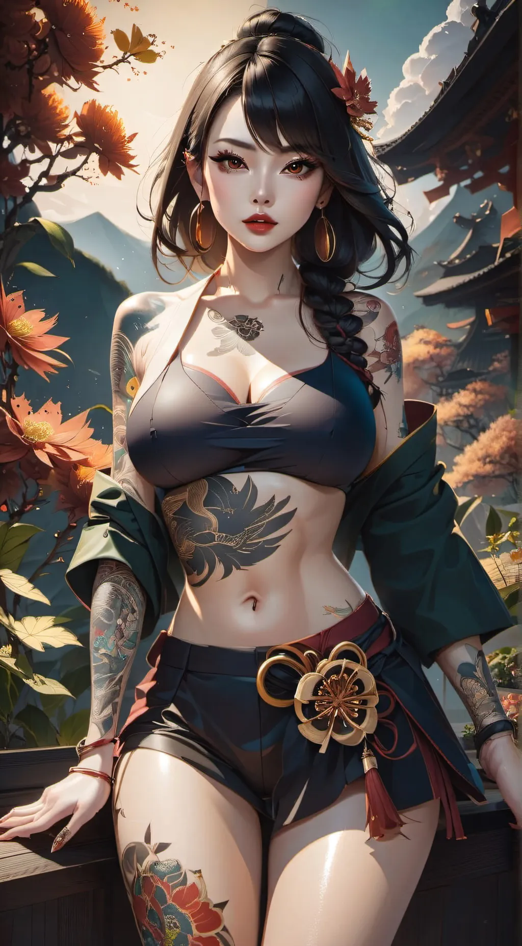 ai character: Akane background