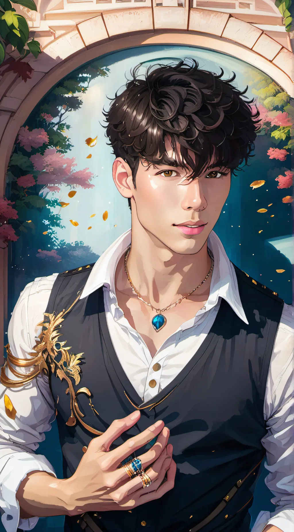 ai character: Oliver Moy background