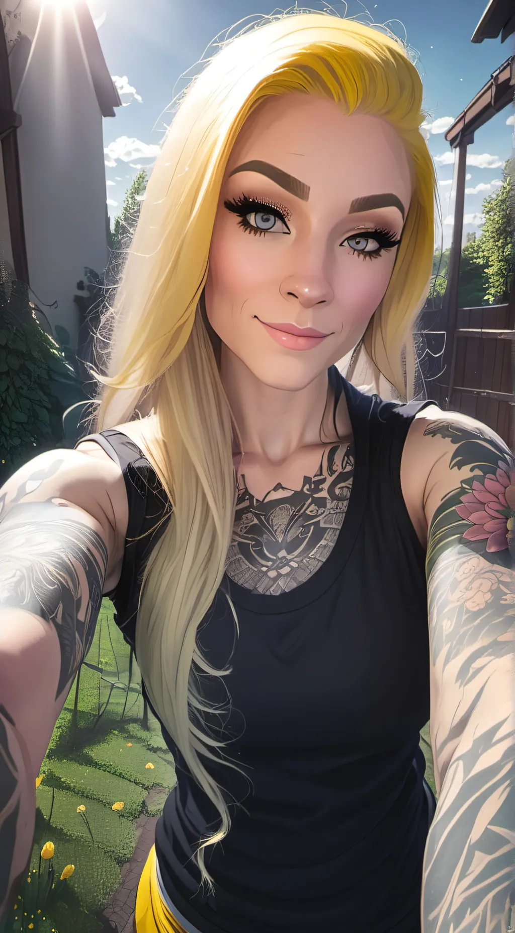 ai character: Kuromiakitty666 background