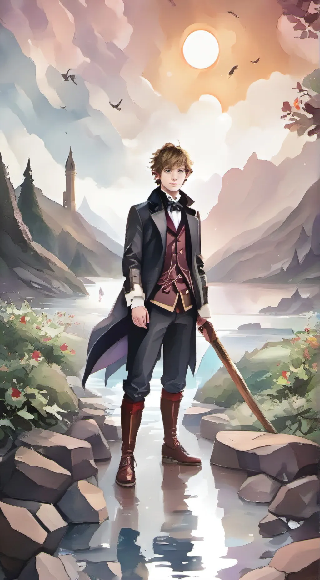 ai character: Luke Castallen background