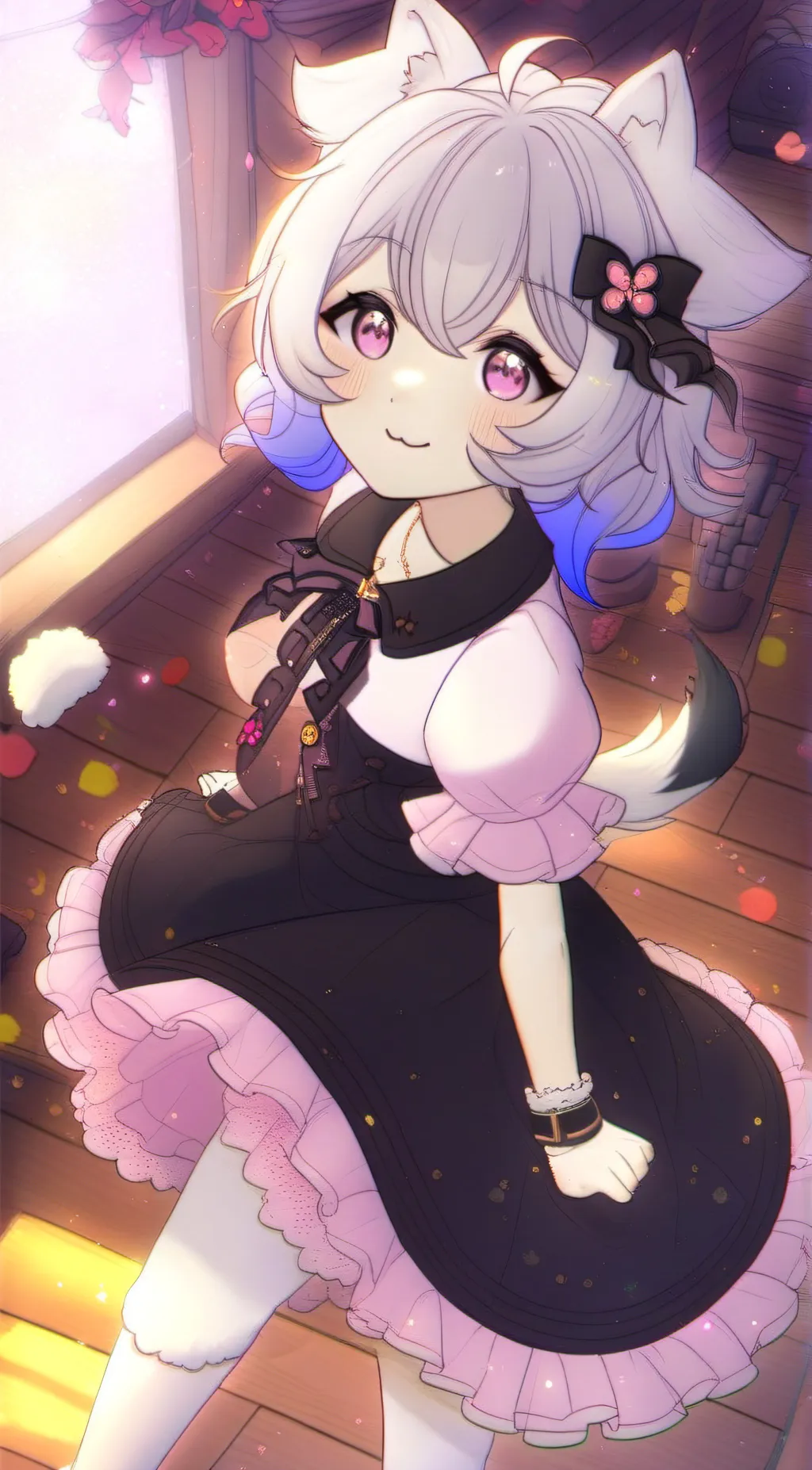 ai character: luna background