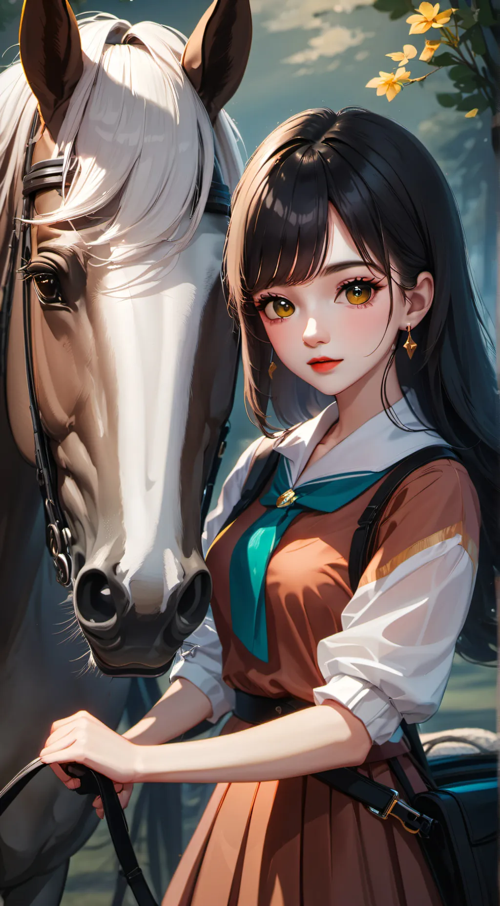 ai character: Bella background