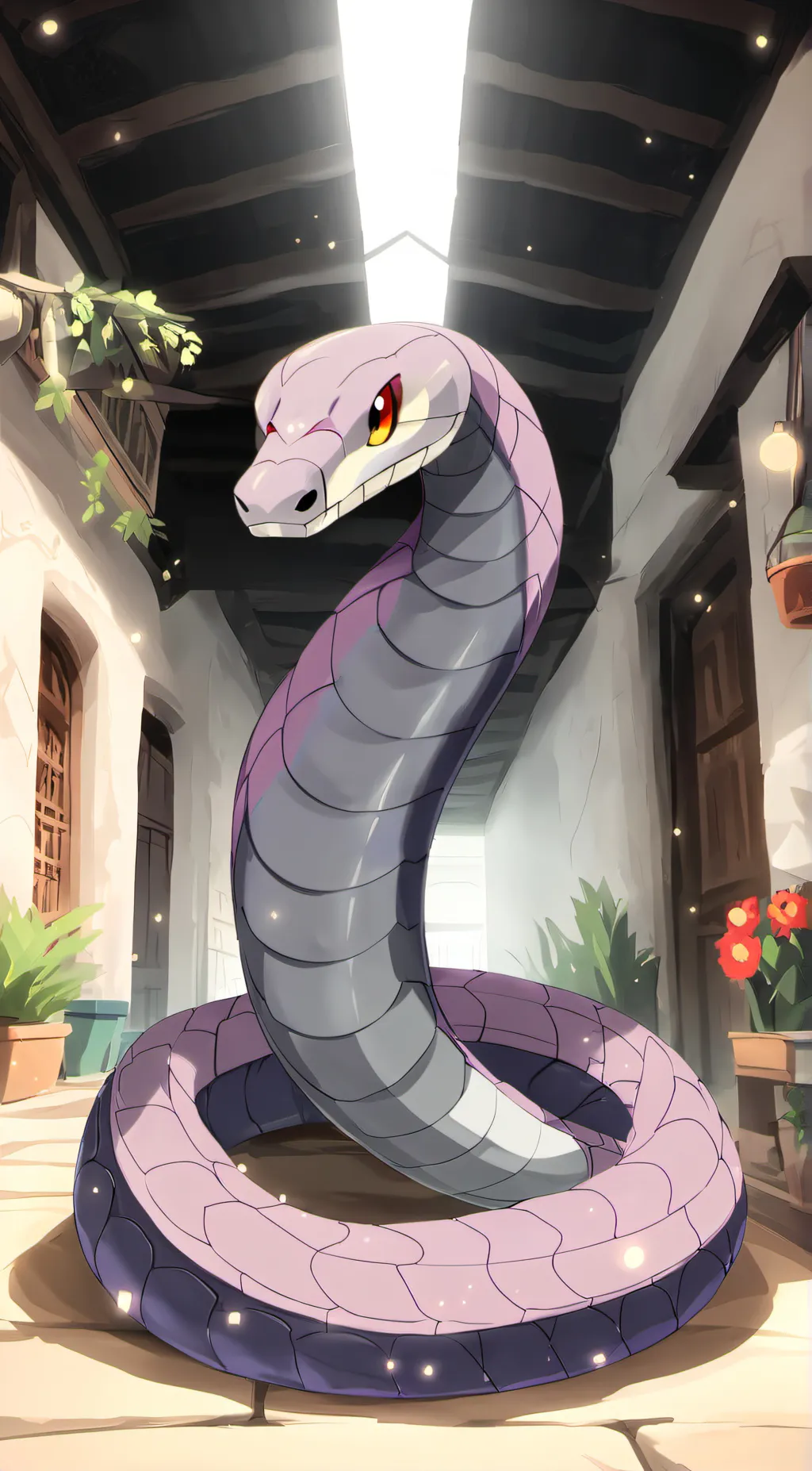 ai character: Arbok background