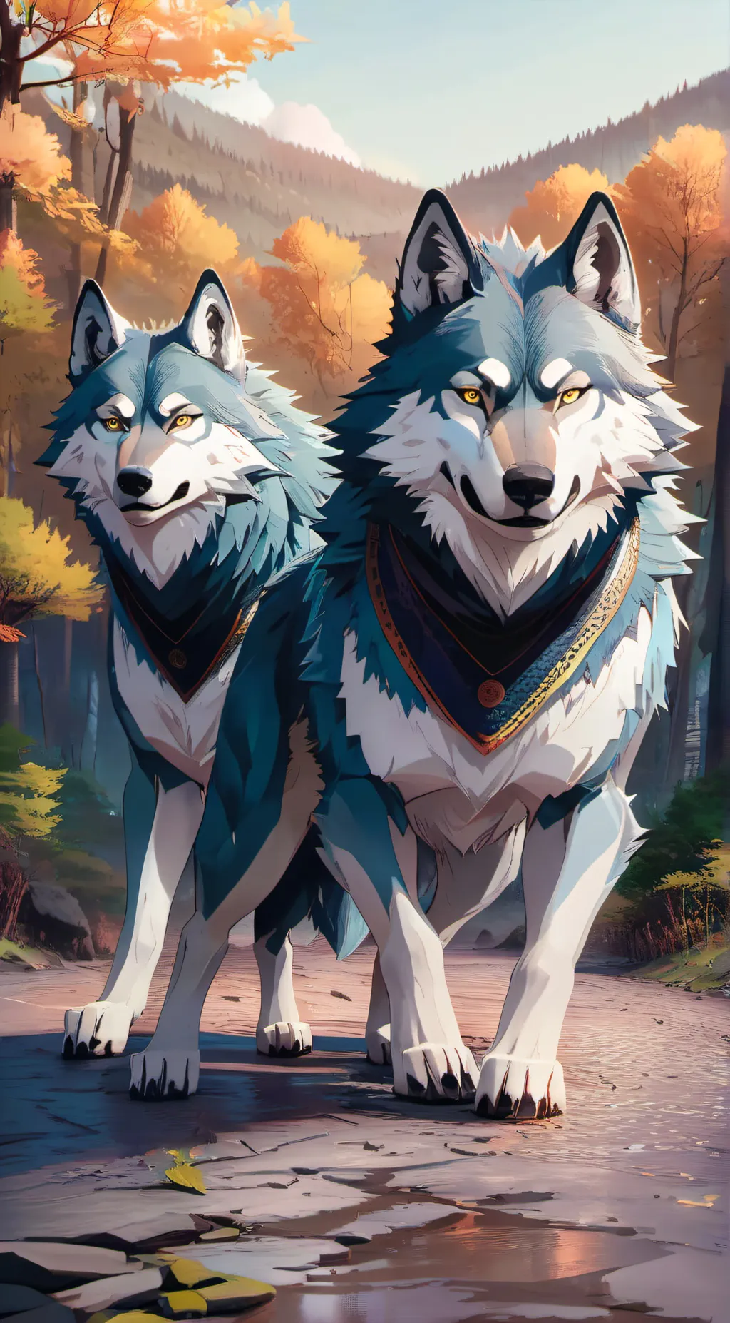 ai character: Ace and Jax  background