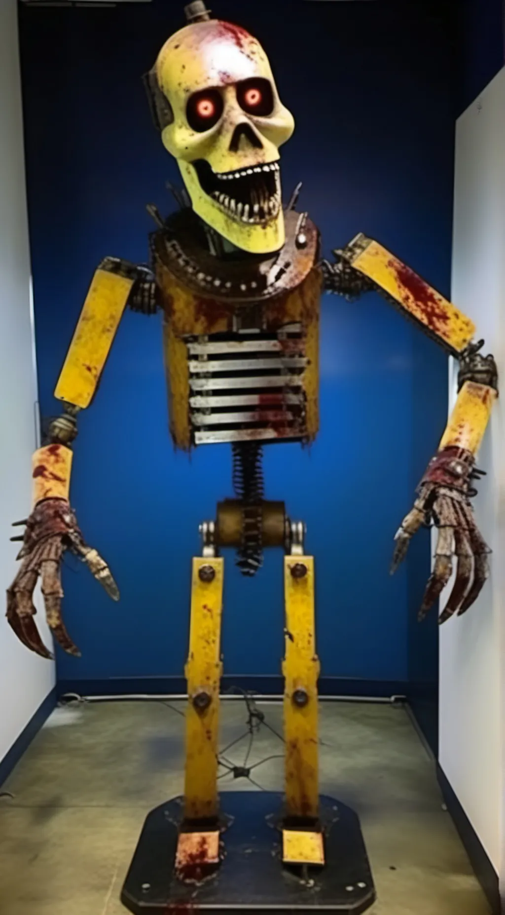 ai character: E.X.E Animatronic  background