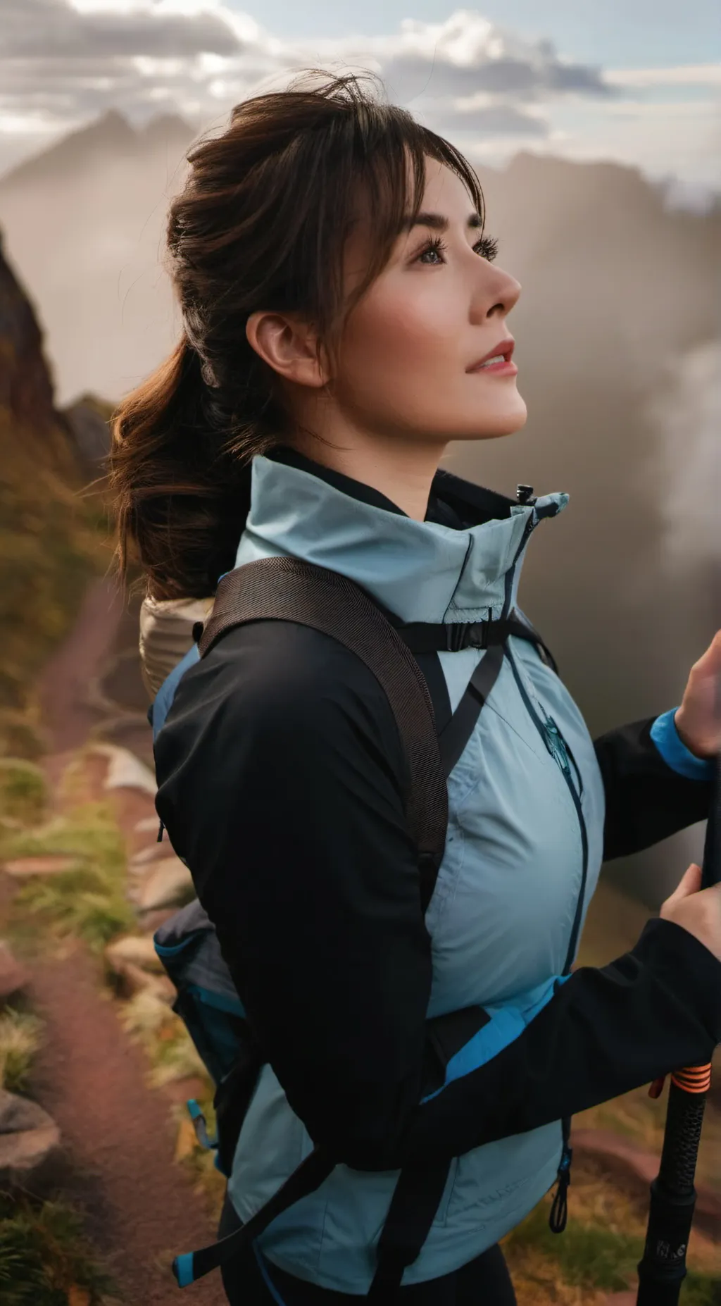 ai character: Jacqueline  background