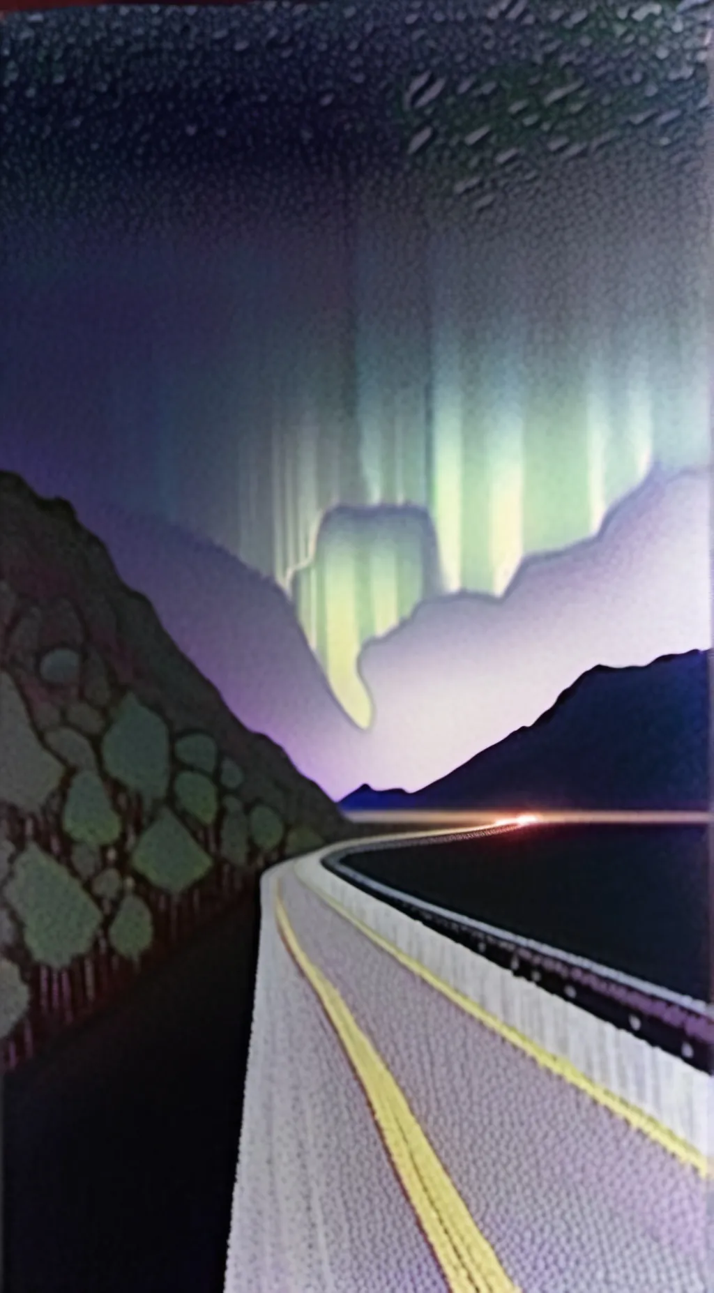 ai character: tv woman background