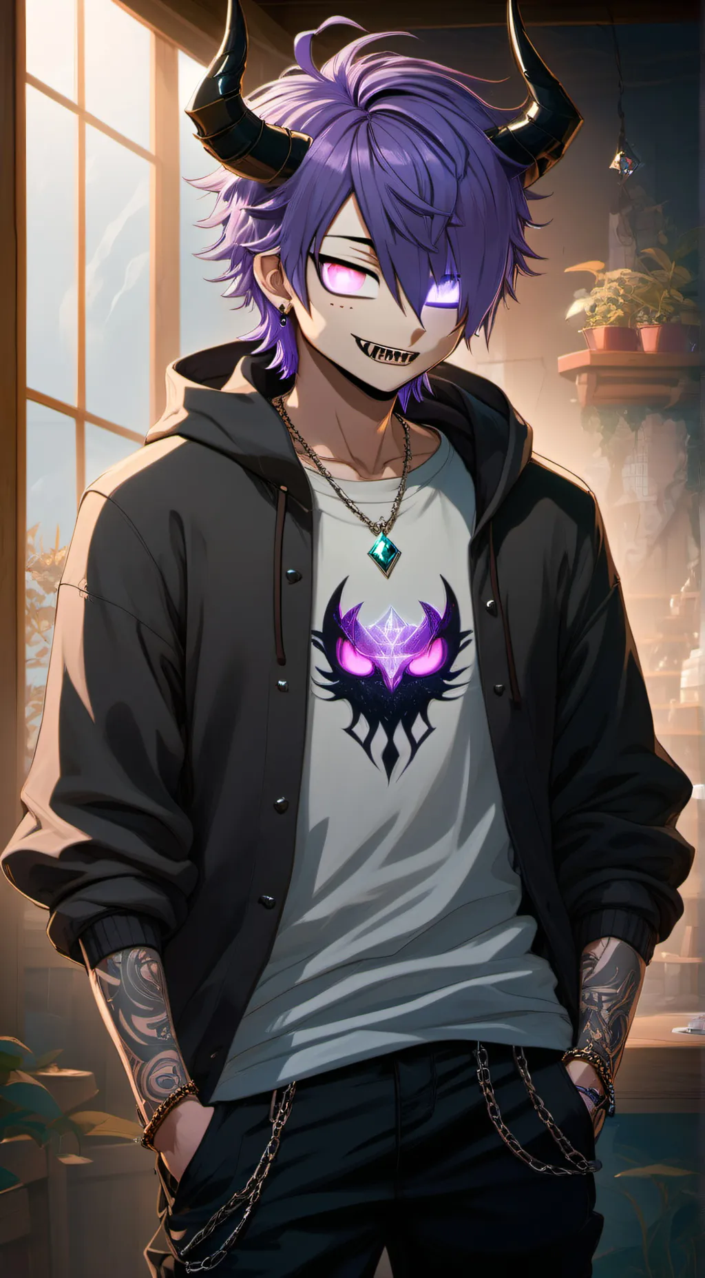 ai character: \ᴋɪᴋɪ ' ᴄʀʏsᴛᴀʟ/ background