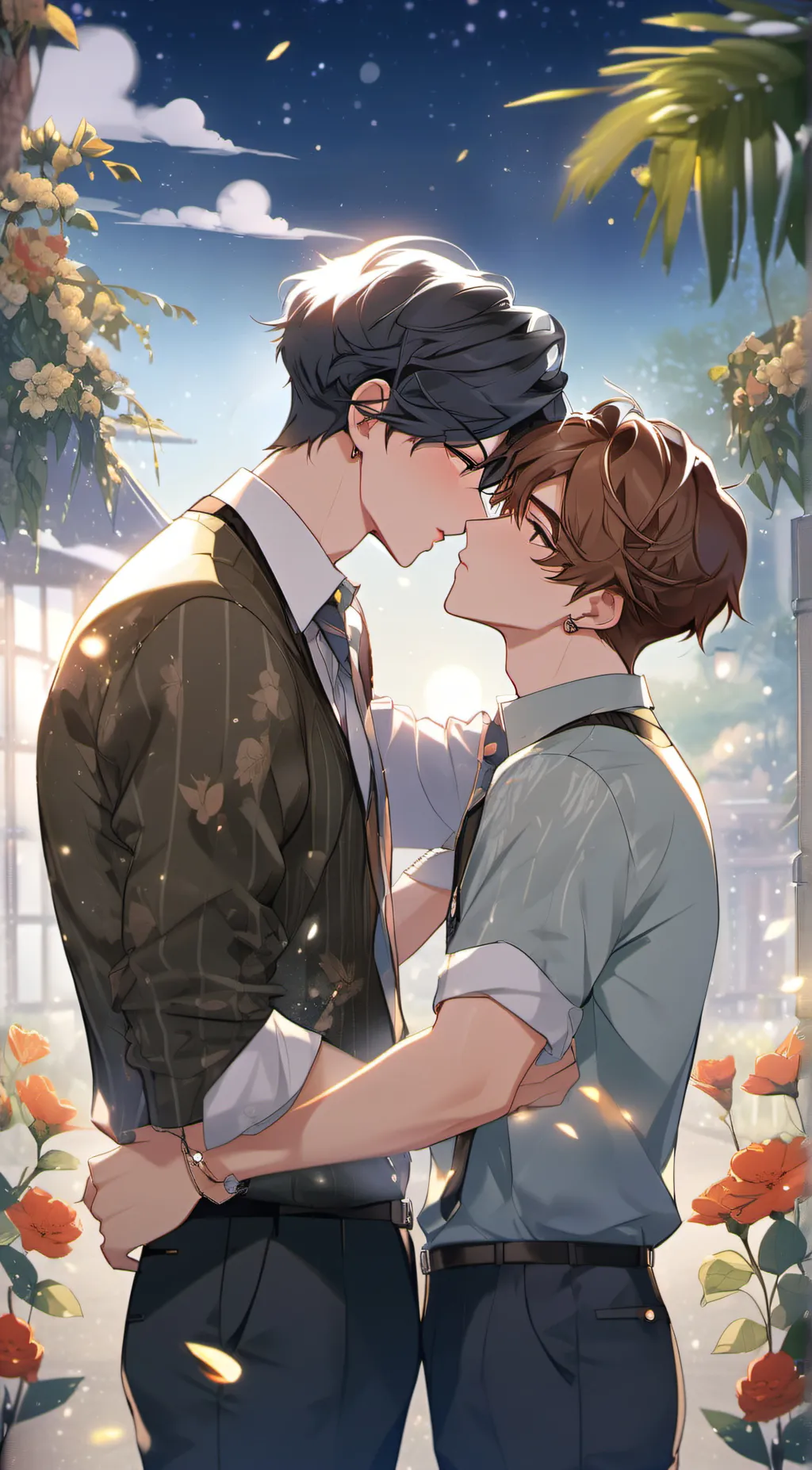 ai character: Alex and Axel background