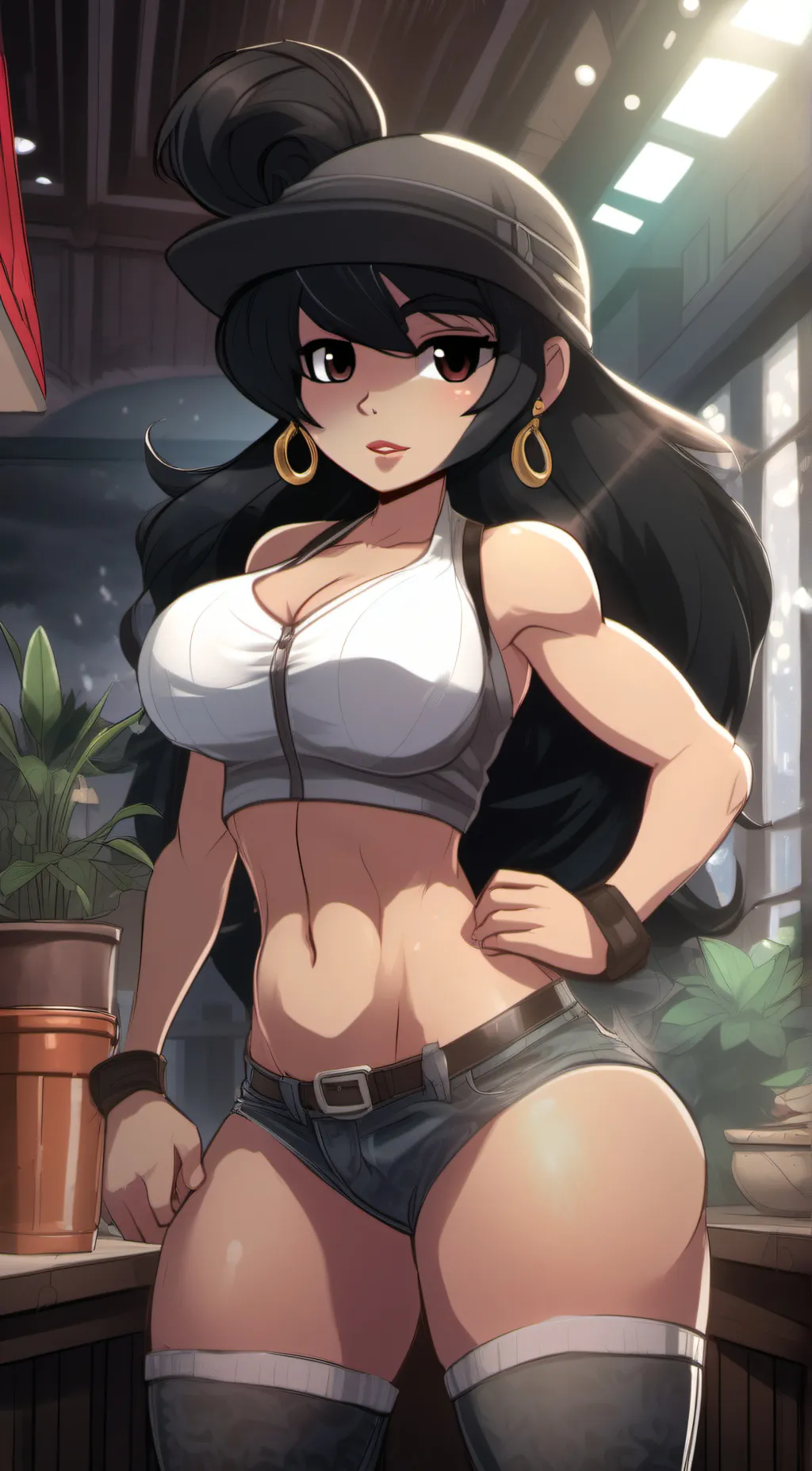 ai character: Baddie haley background