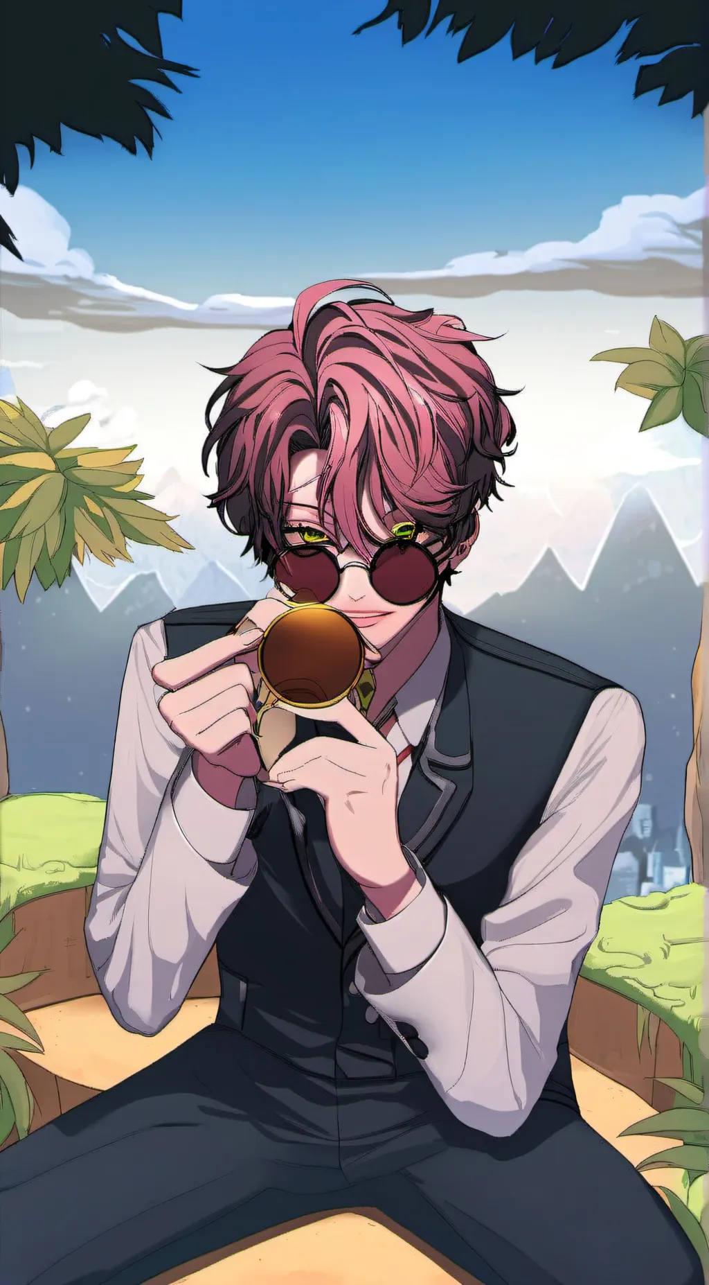 ai character: harry background