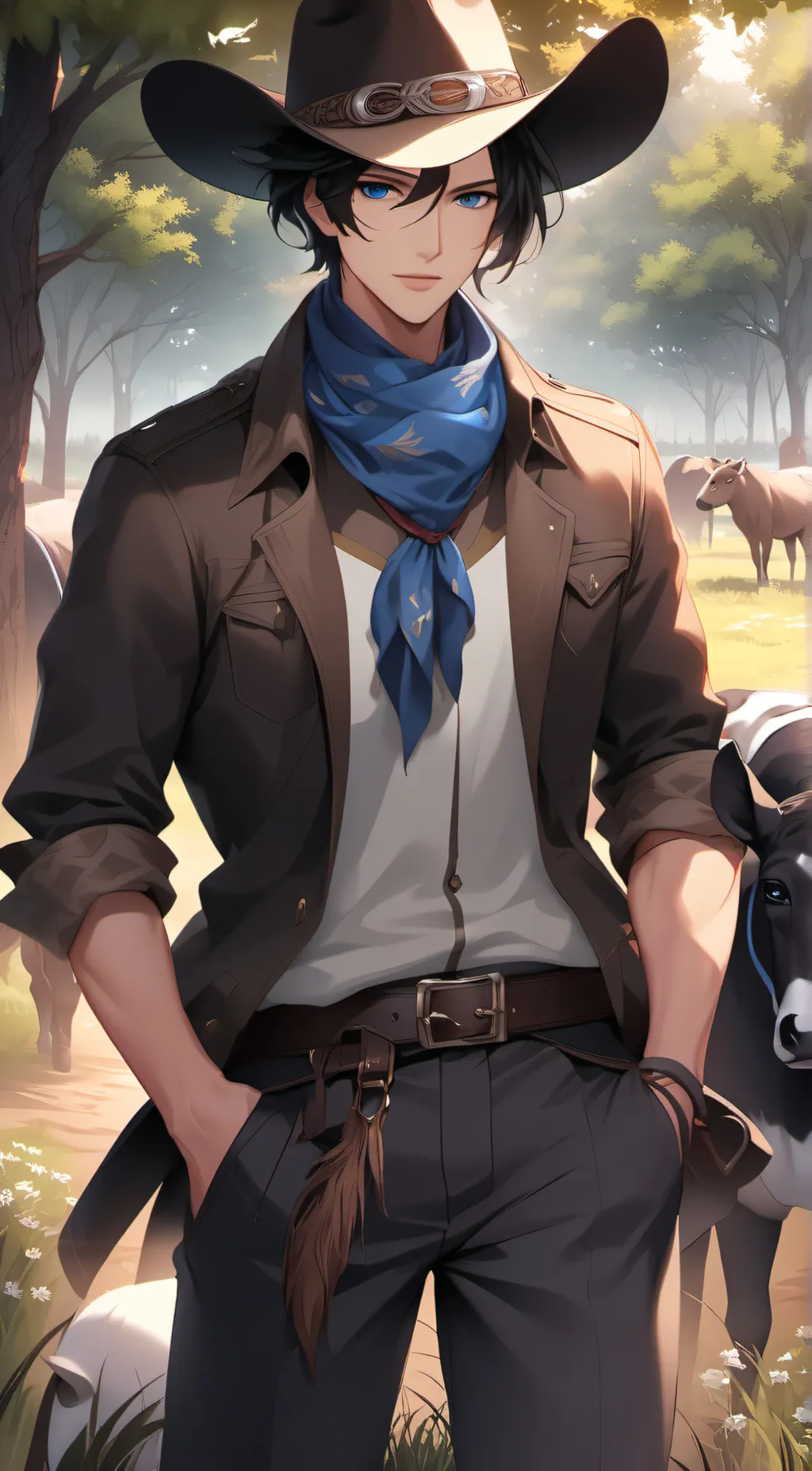 ai character: Anclech  background