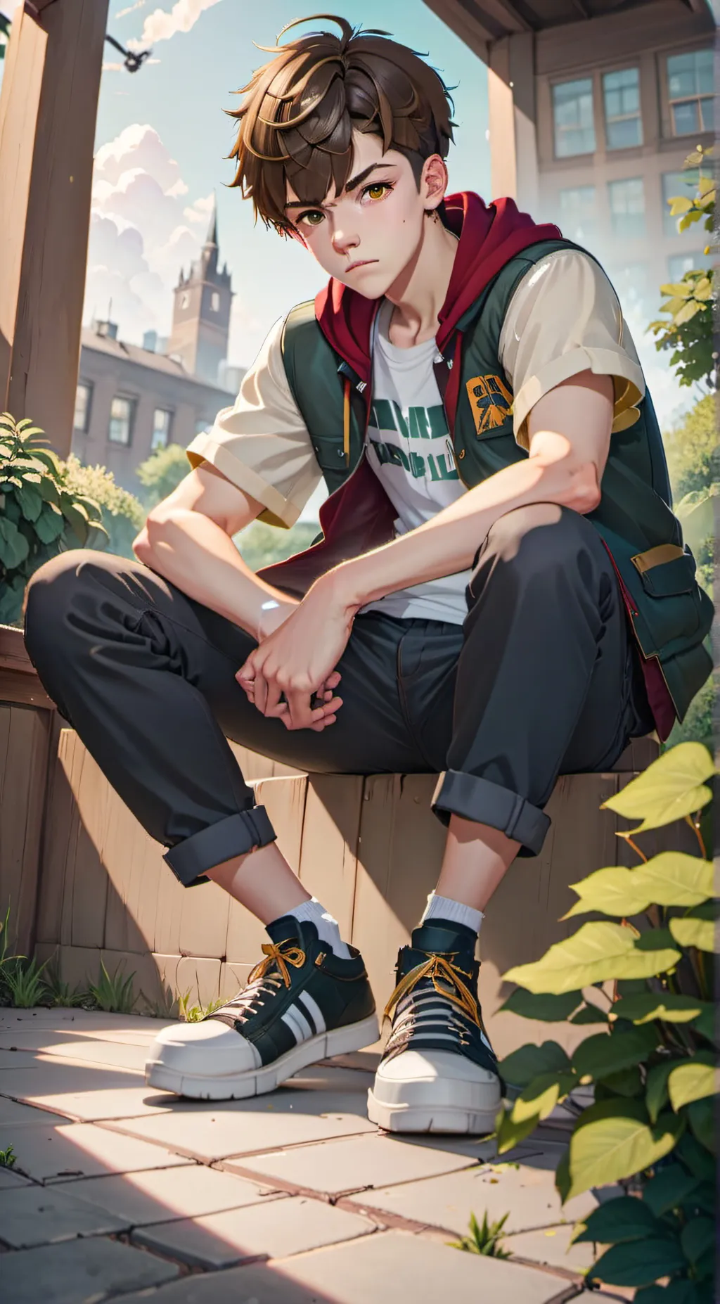 ai character: Adrian background