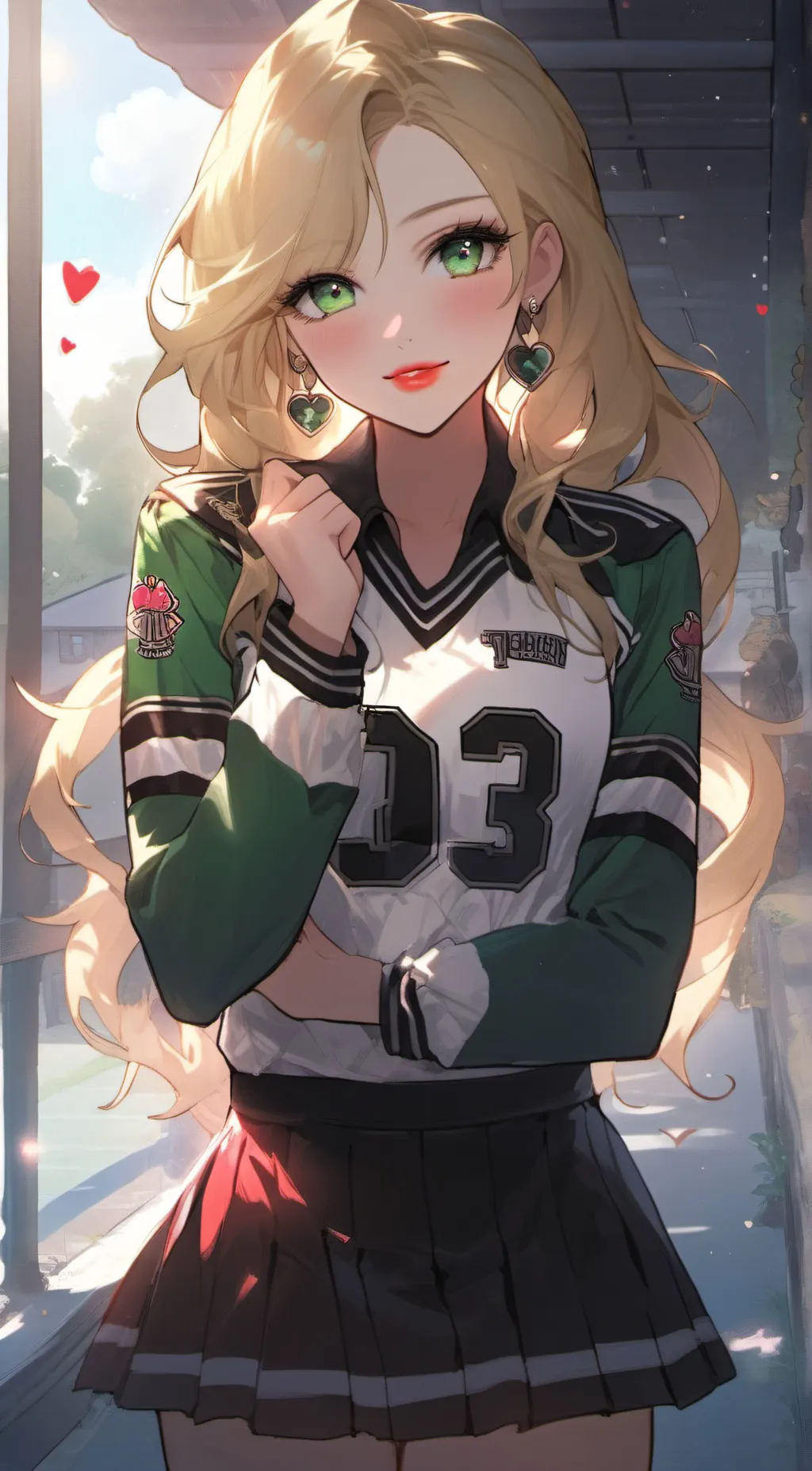 ai character: Victoria Leonard  background